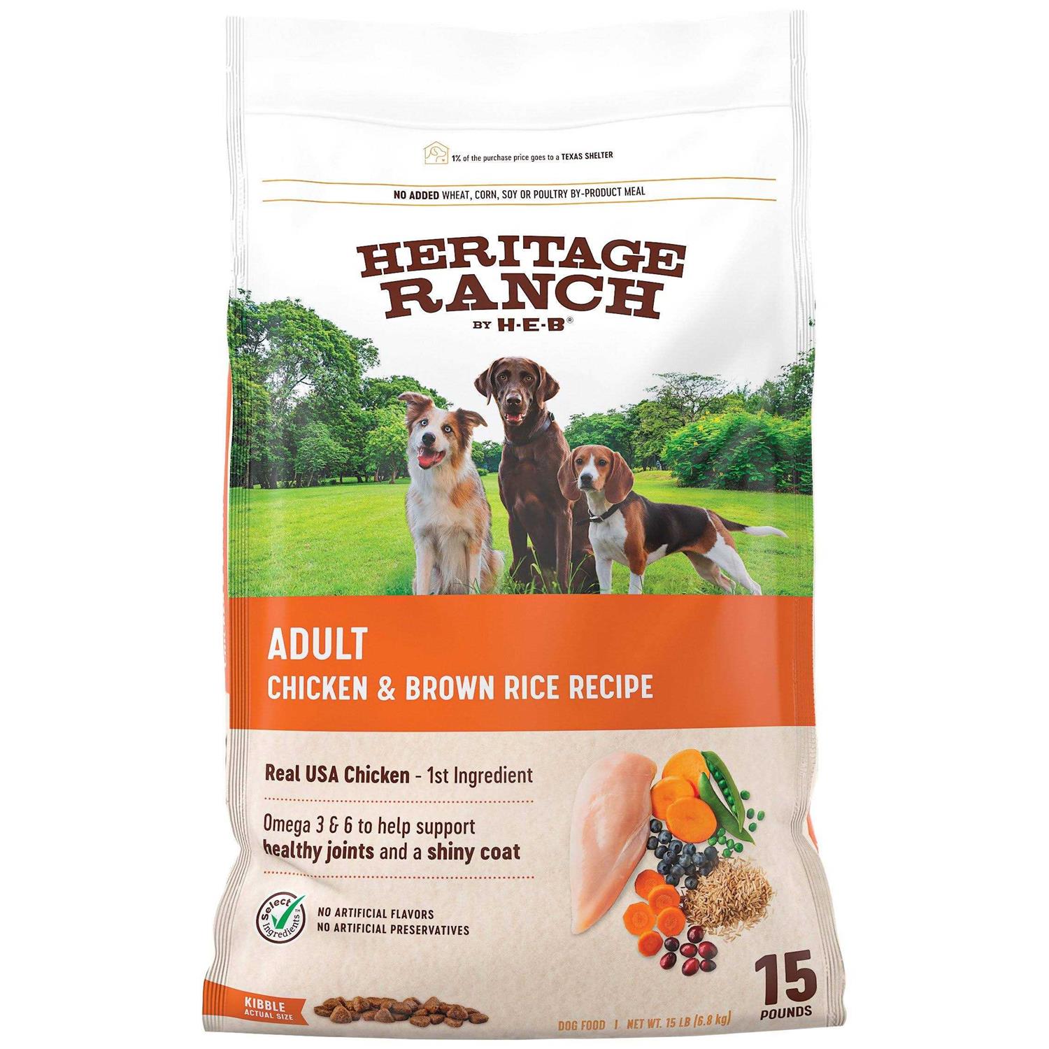 H-E-B Heritage Ranch Grain Free Dry Dog Food - Healthber