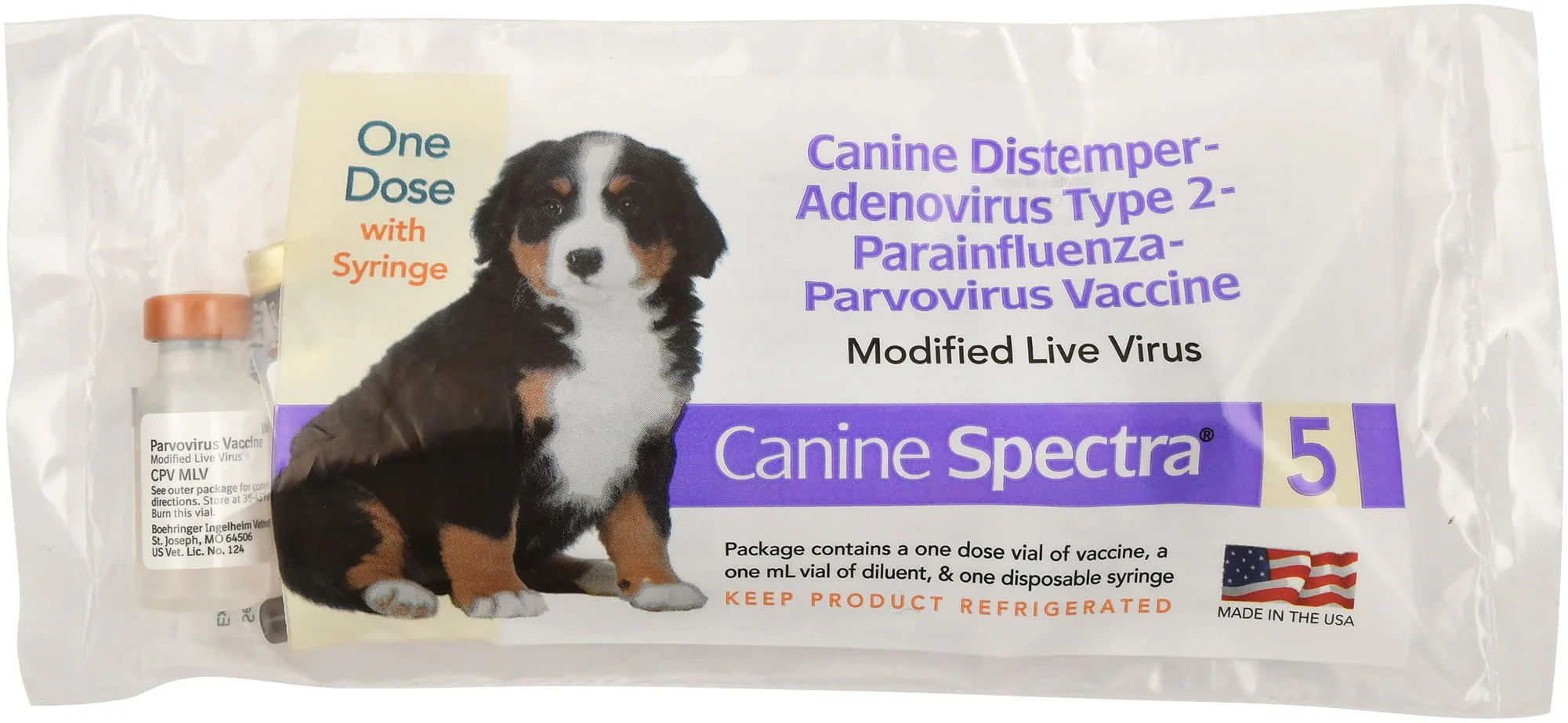 Canine Spectra 5 Dog Vaccine - Healthber