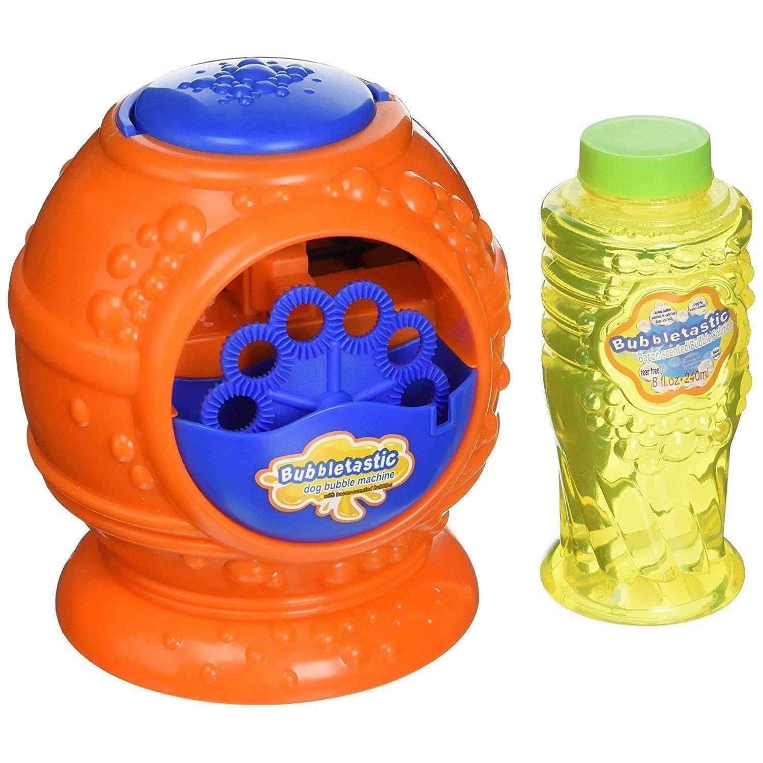 Bacon Bubble Machine for Dogs with Free Bottle of Bacon Bubbles - Healthber