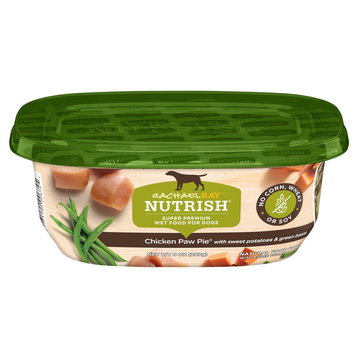 Rachael Ray Nutrish Natural Grain Free Chicken Paw Pie Wet Dog Food - Healthber