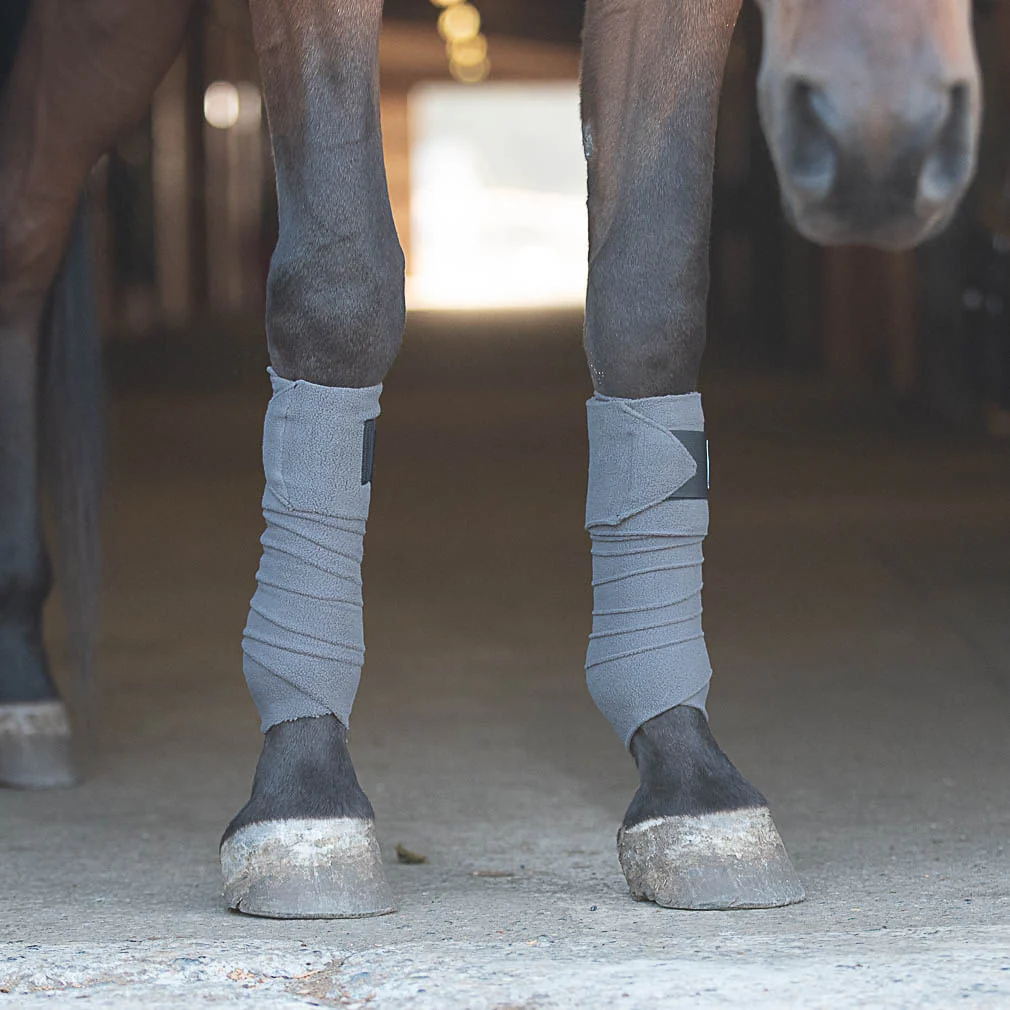 BeneFab Therapeutic Polo Wraps, Gray, 4 pk - Healthber