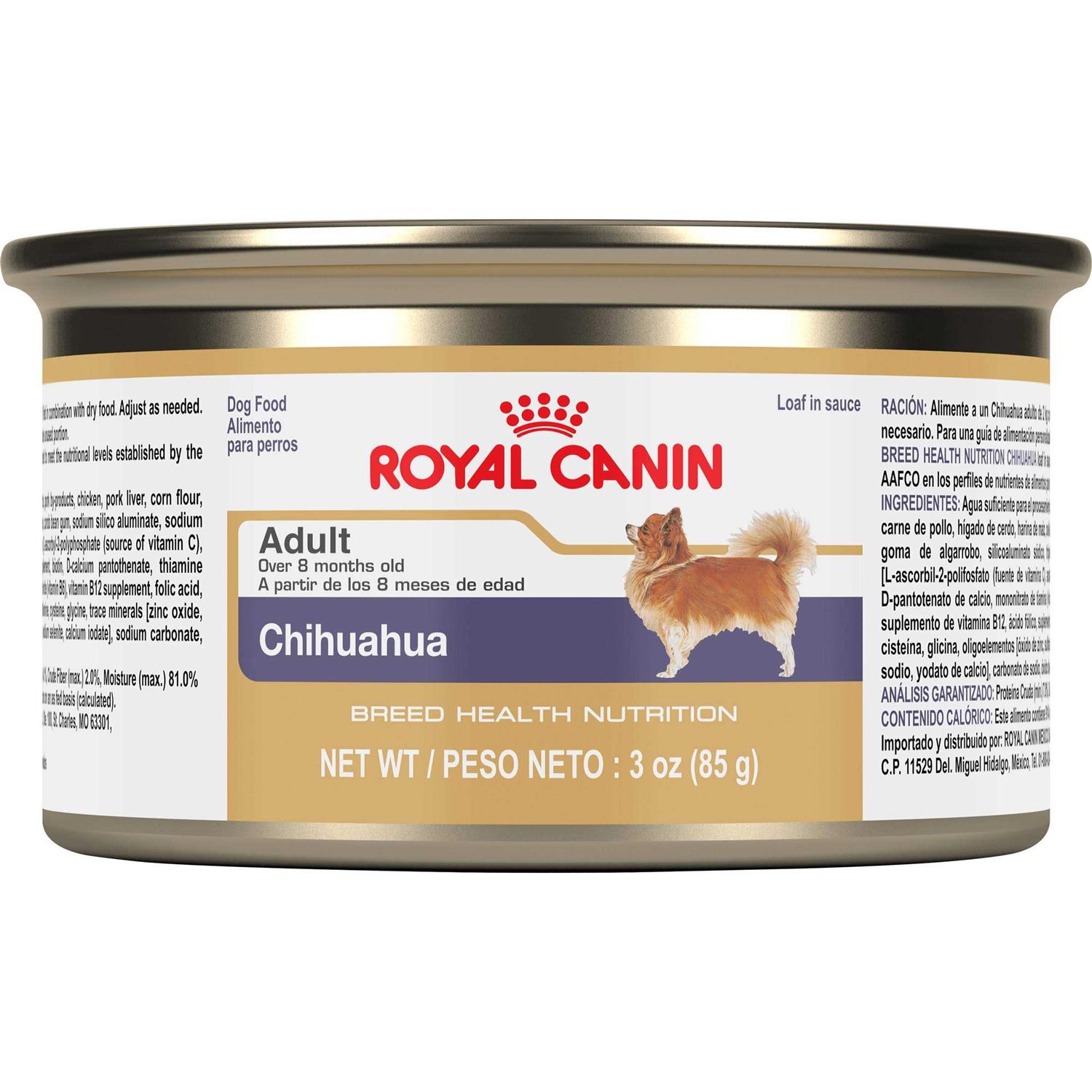 Royal Canin Breed Health Nutrition Chihuahua Adult Loaf in Sauce Dog Food - Healthber
