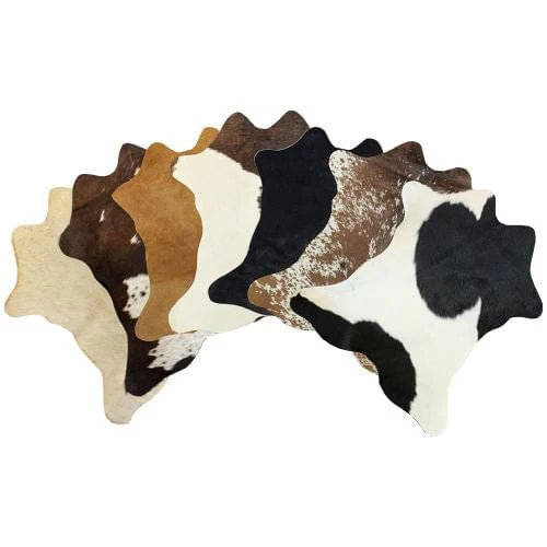Hereford Genuine Cowhide Accent Rug, Small - Healthber