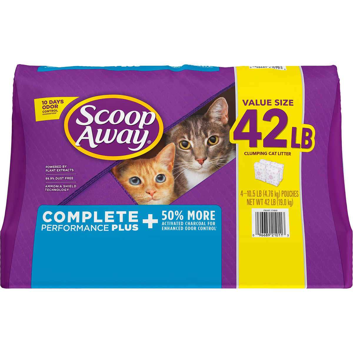 Scoop Away Complete Performance Plus Clumping Cat Litter - Healthber