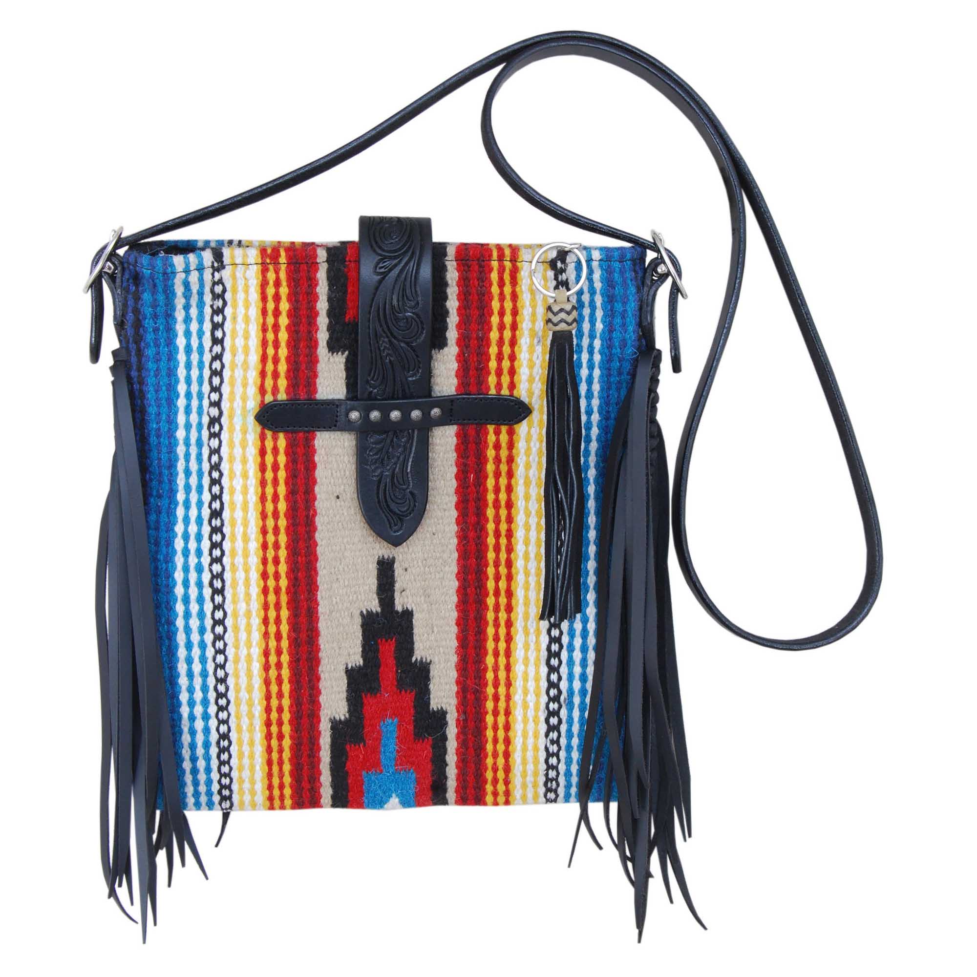 Rafter T Navajo Wool Crossbody Purse - Healthber