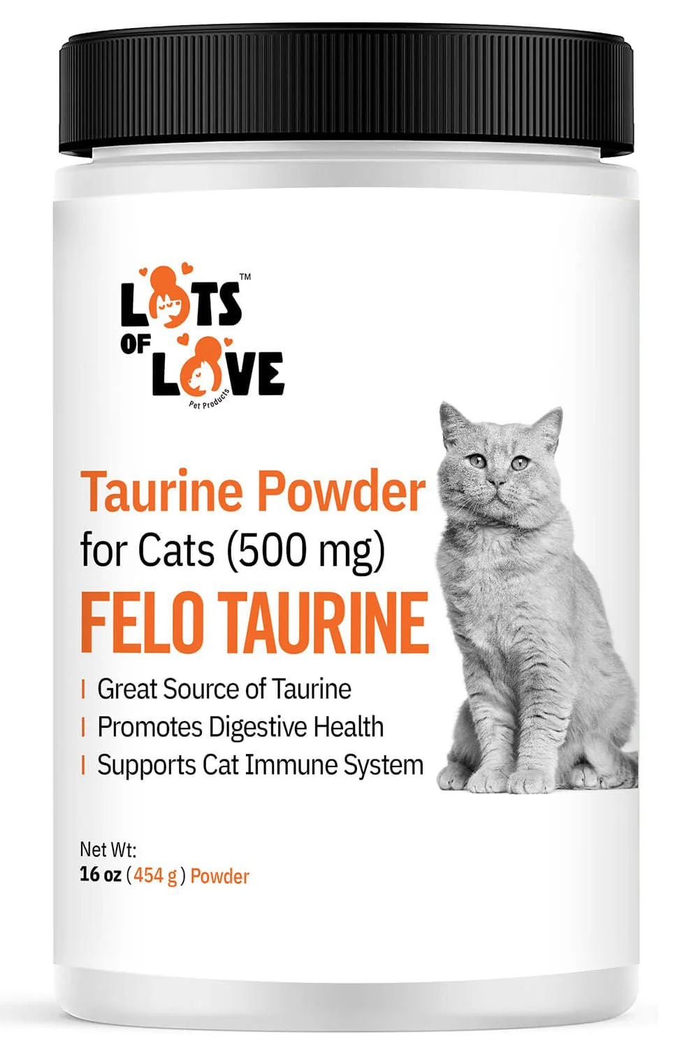 Lots of Love Fel O Taurine Powder, 16 oz - Healthber