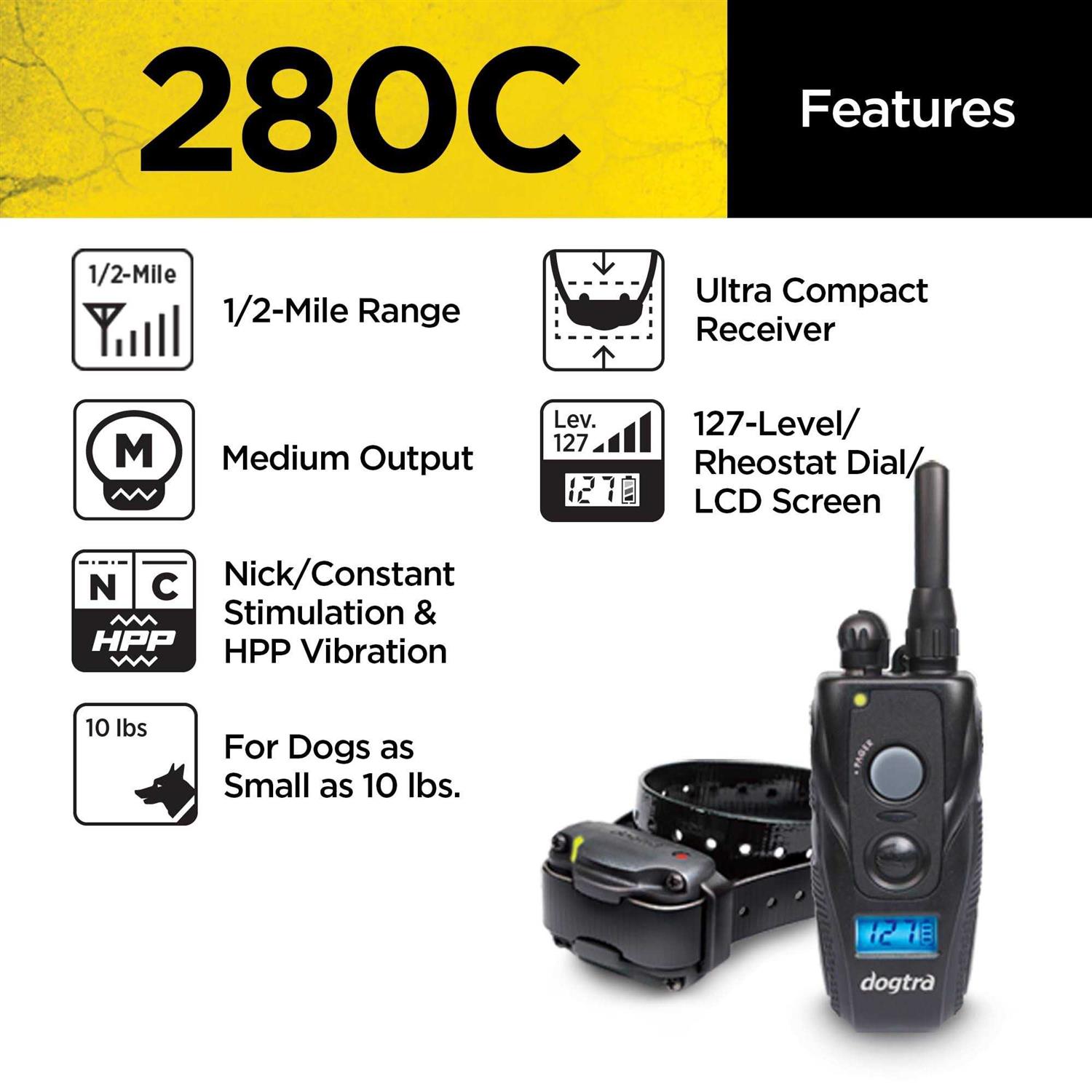 Dogtra 280C Dog Remote Training Collar - Healthber
