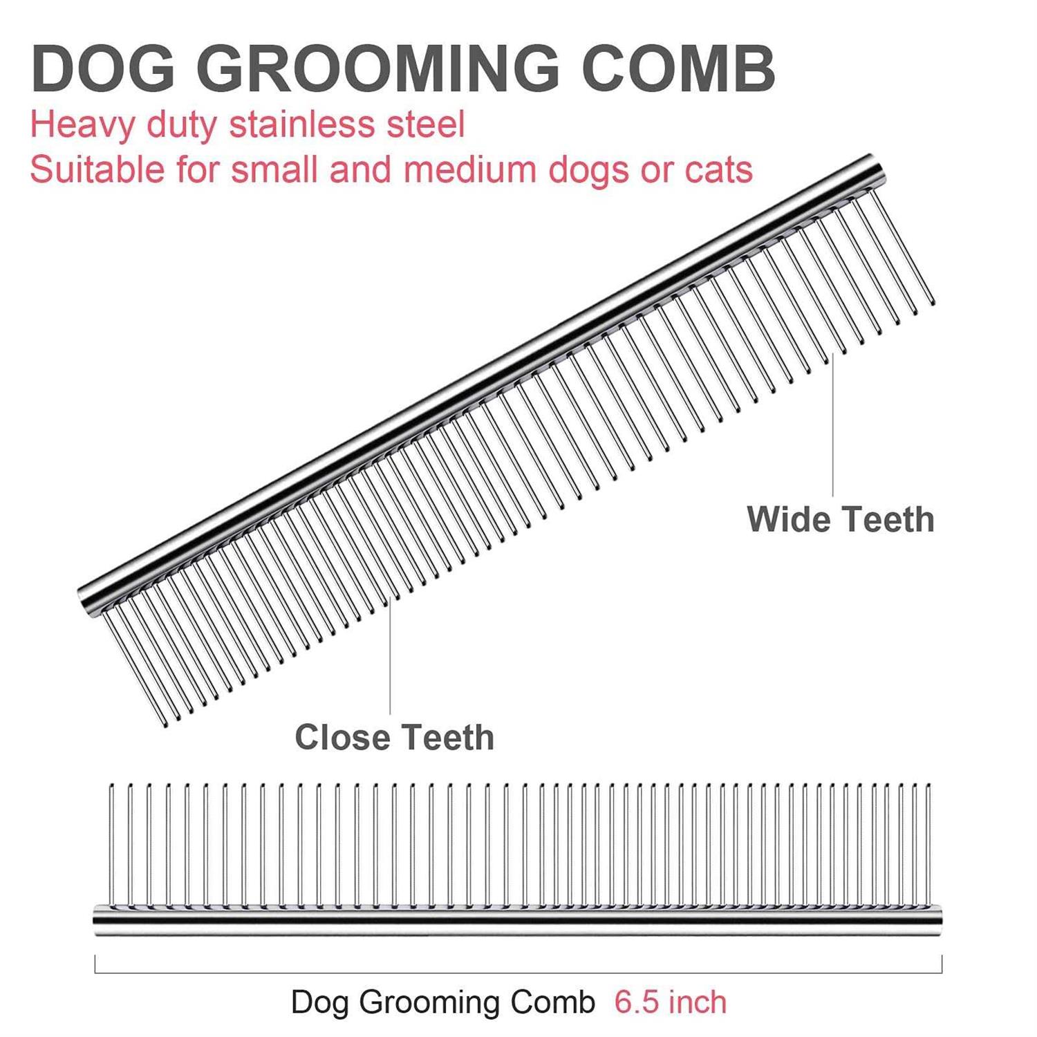 FAIGEO Dog Grooming Scissors with Safety Round Tips Stainless Steel Professional Dog Grooming Kit - Healthber