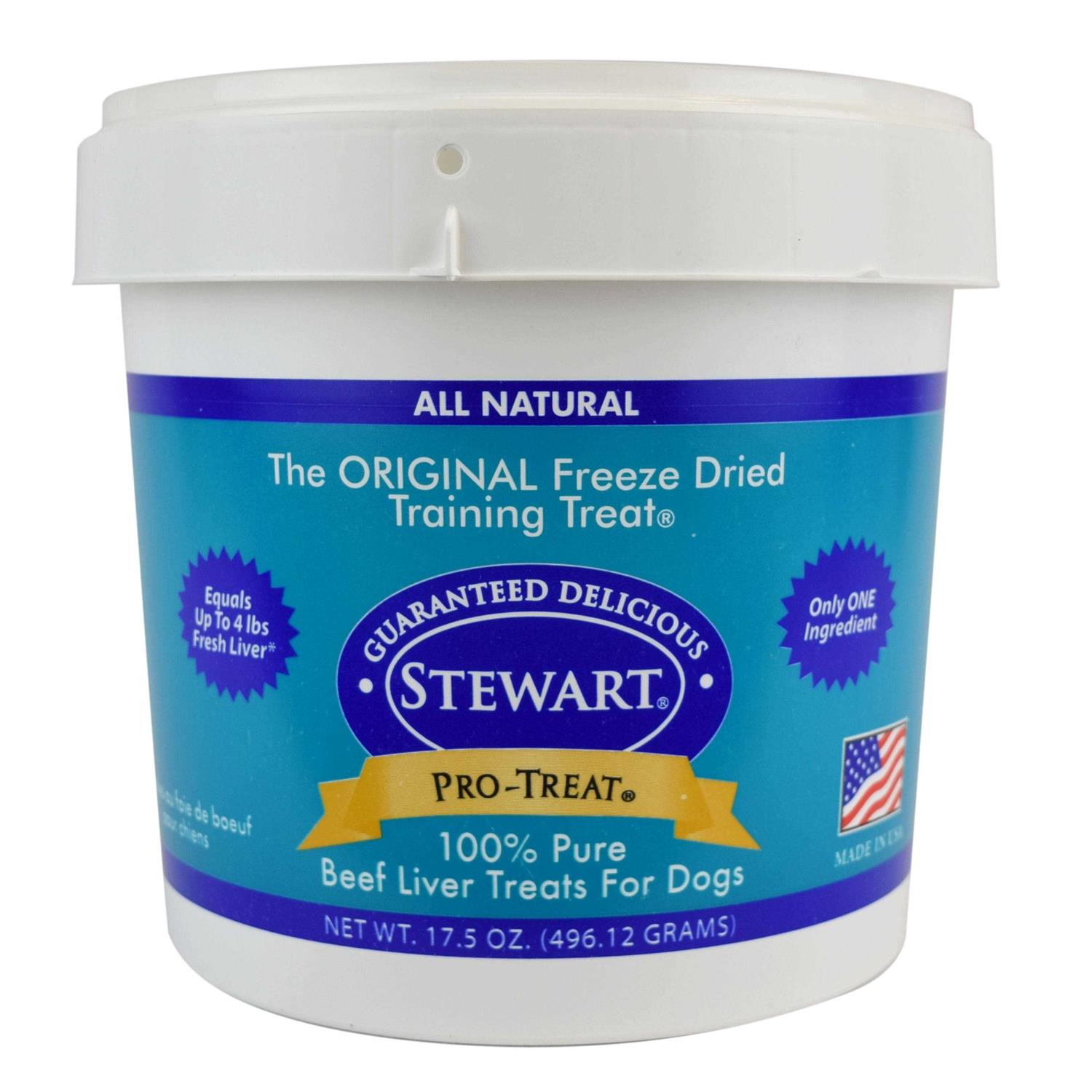 Stewart Beef Liver Pro-Treat Freeze Dried Dog Treats - Healthber