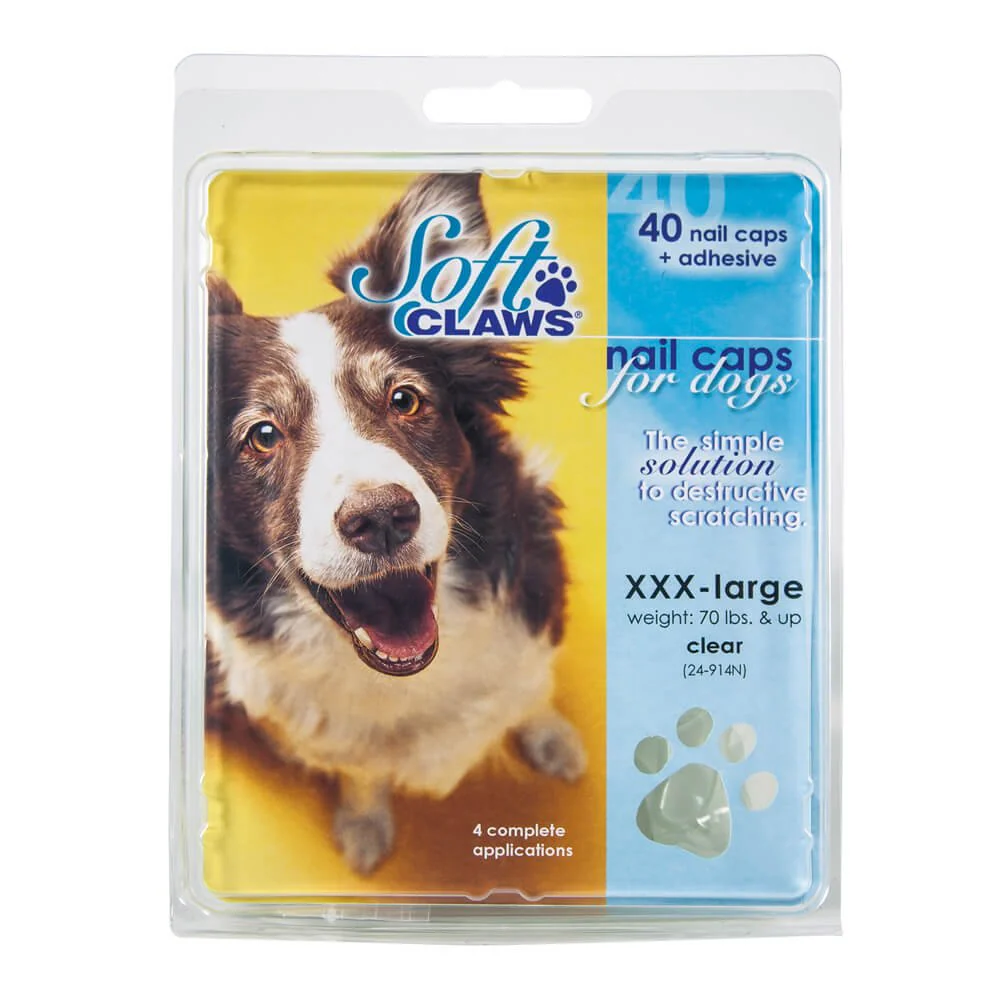 Soft Claws Nail Caps for Dogs, 40 ct - Healthber