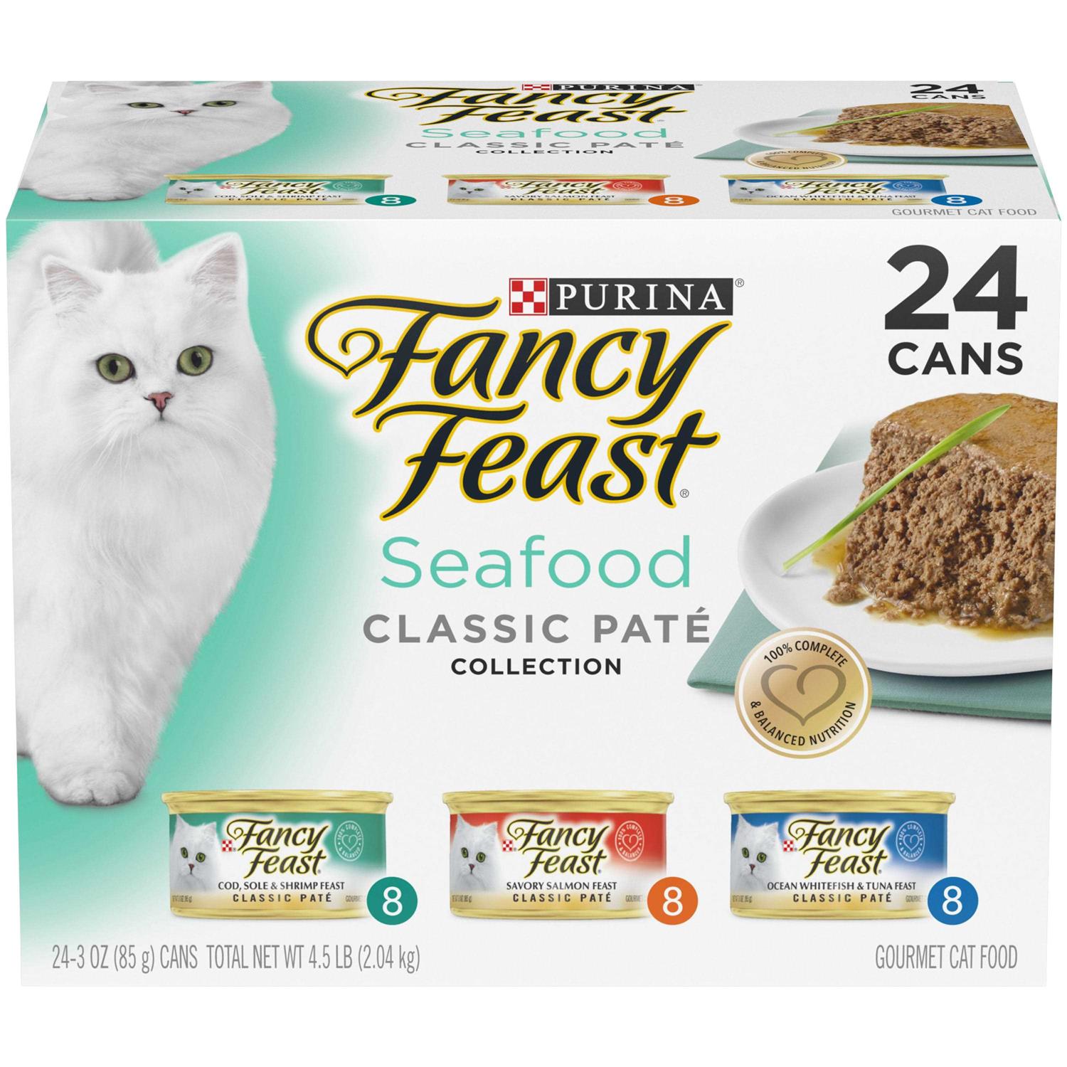 Purina Fancy Feast Seafood Classic Pate Wet Cat Food - Healthber