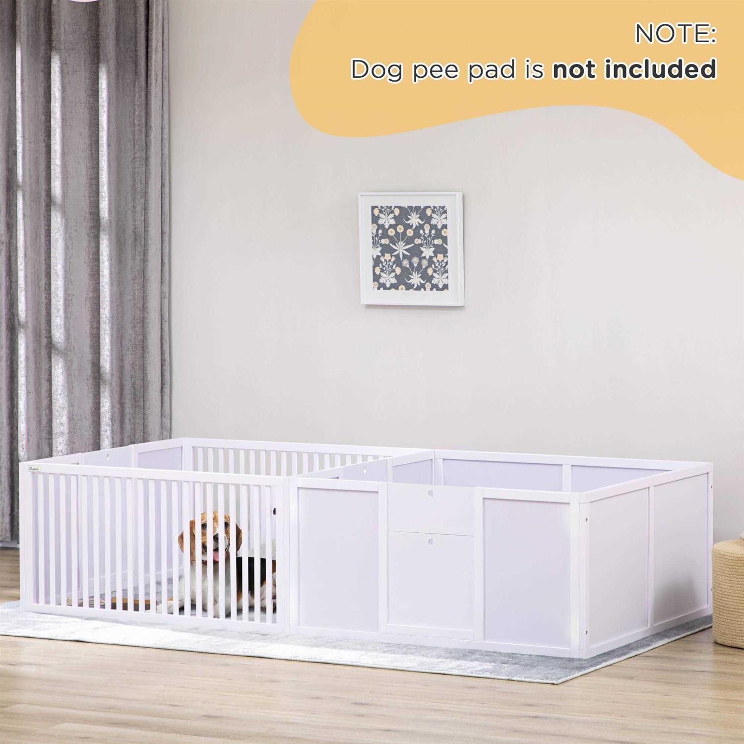 PawHut Whelping Box for Dogs Built for Mother’s Comfort Dog Whelping Pen - Healthber