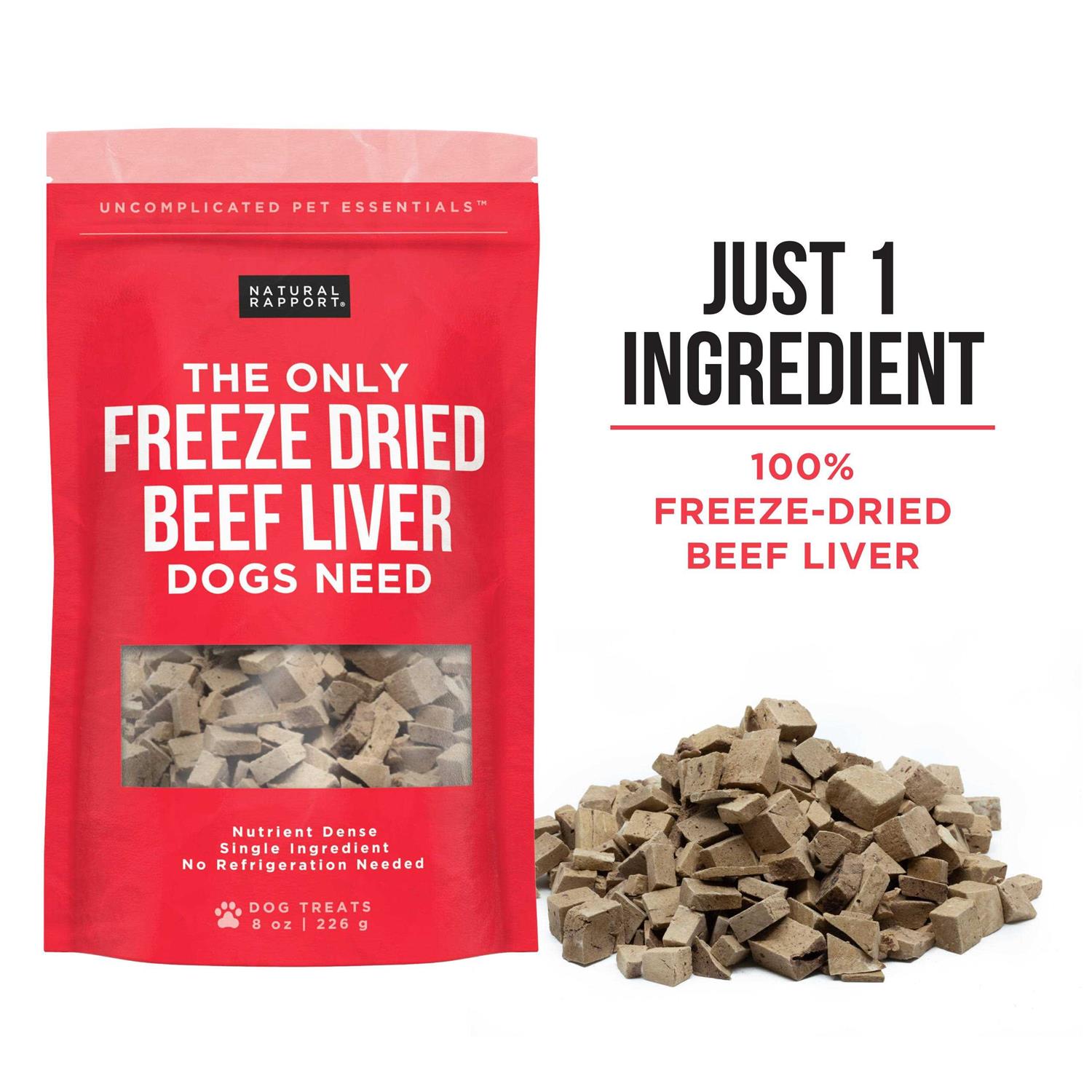 Natural Rapport The Only Freeze Dried Beef Liver Dogs Need - Healthber