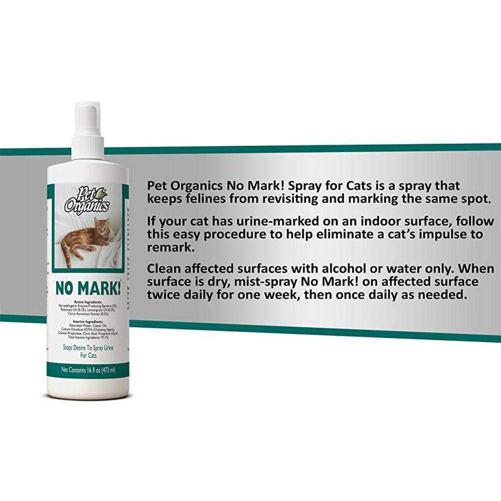 NaturVet Pet Organics No Mark! Spray for Cats - Healthber