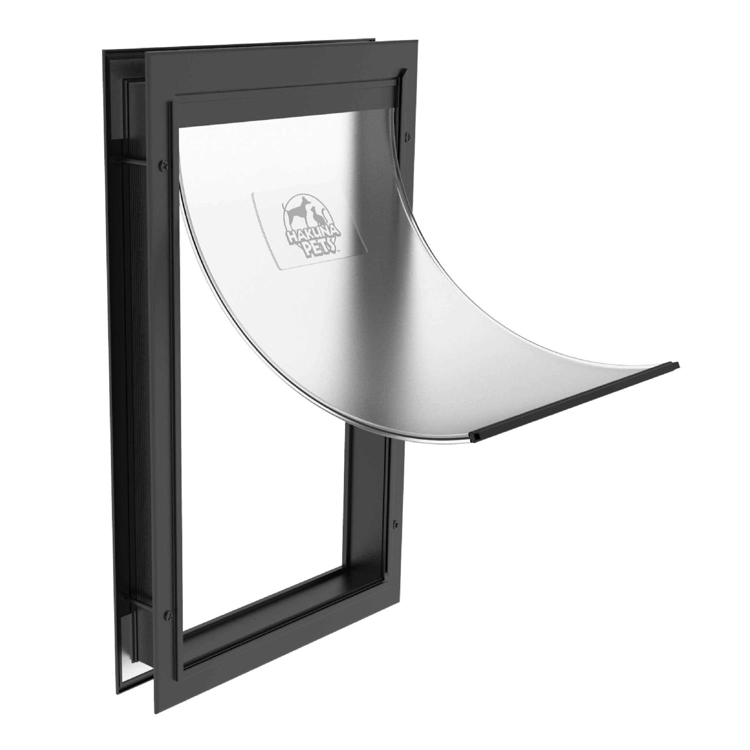 Hakuna Pets Deluxe Aluminum Pet Door - Healthber