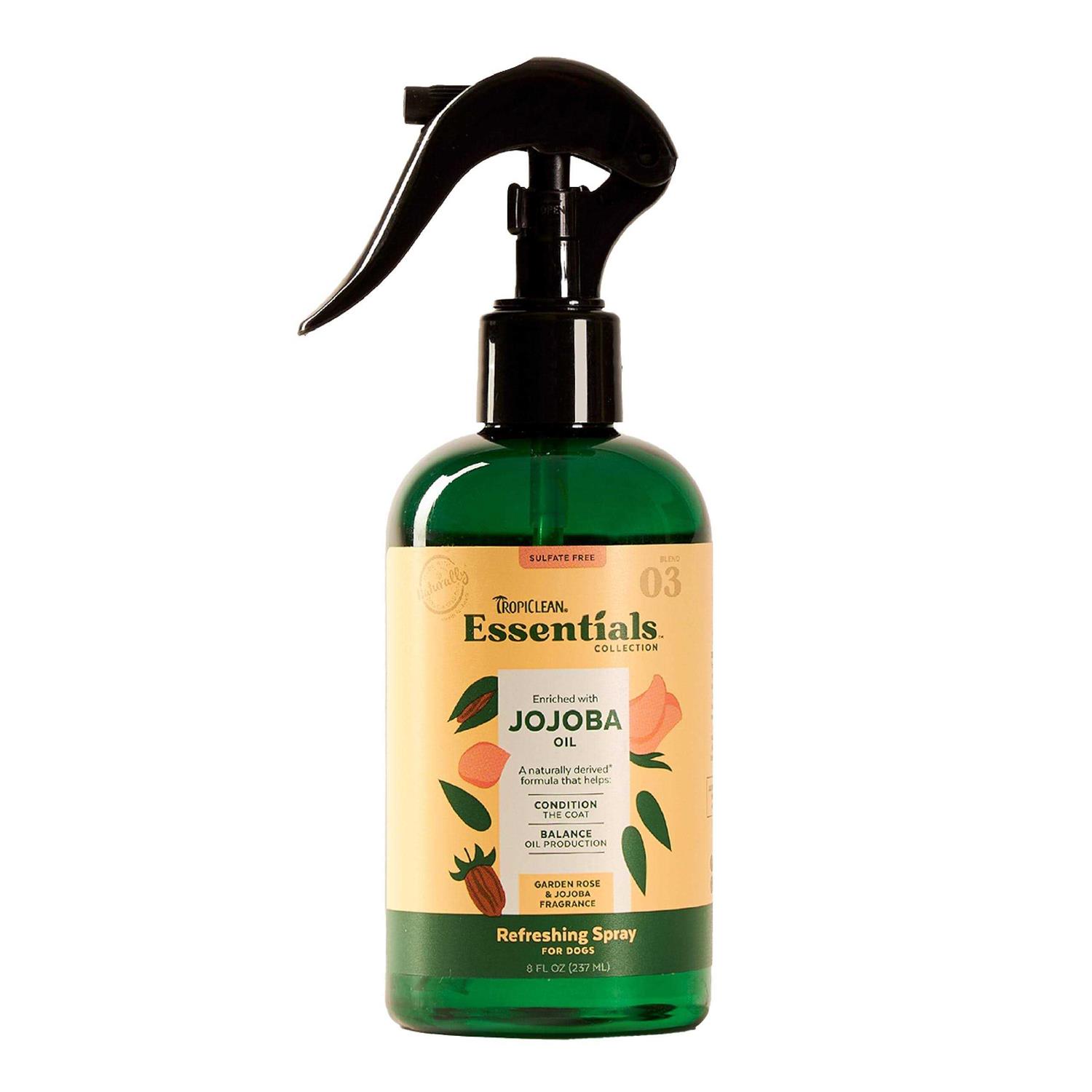 Tropiclean Essentials Jojoba Oil Deodorizing Spray - Healthber