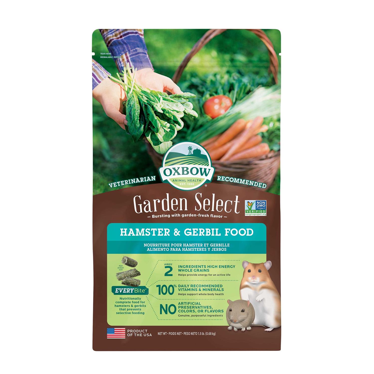 Oxbow Garden Select Gerbil & Hamster Food - Healthber