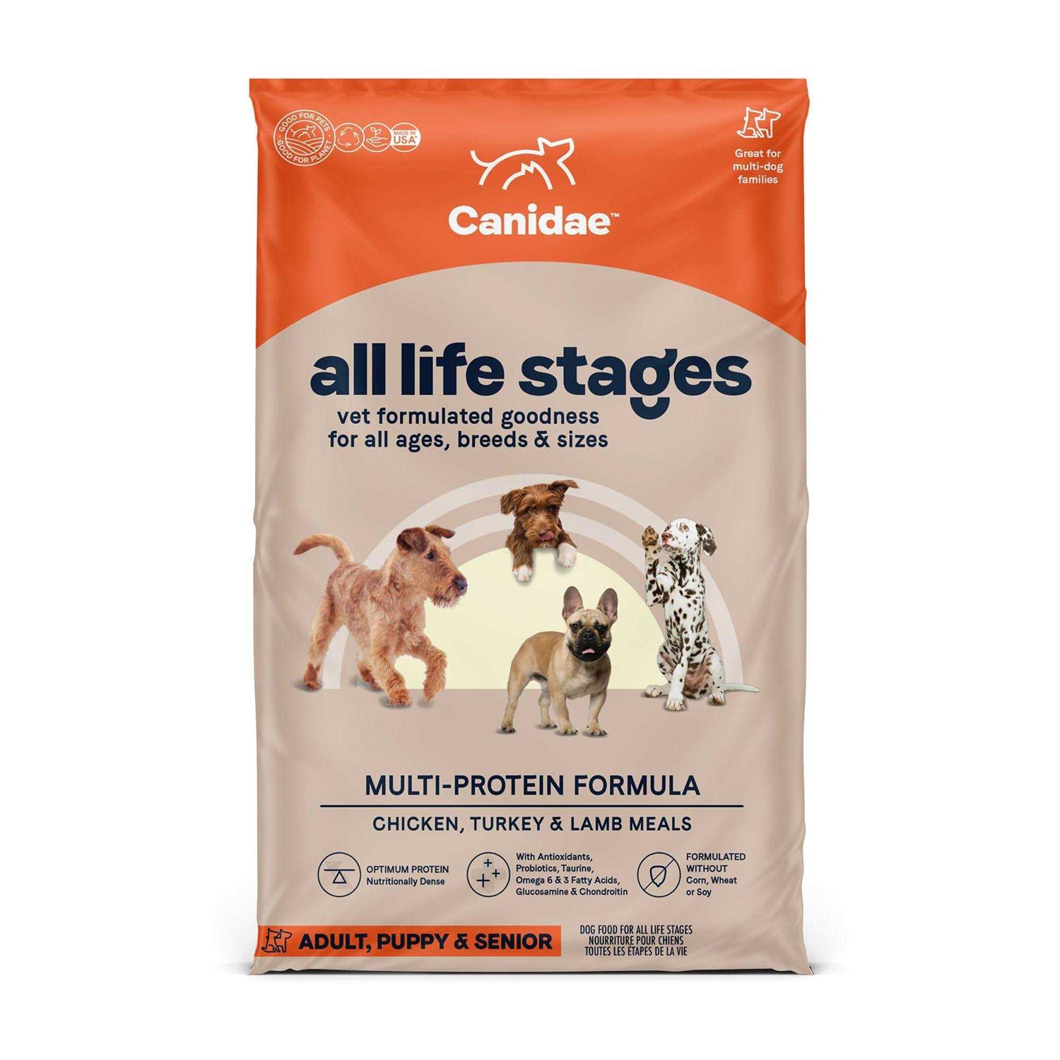 Canidae Chicken Turkey Lamb All Life Stages Multi-Protein Formula Dry Dog Food - Healthber