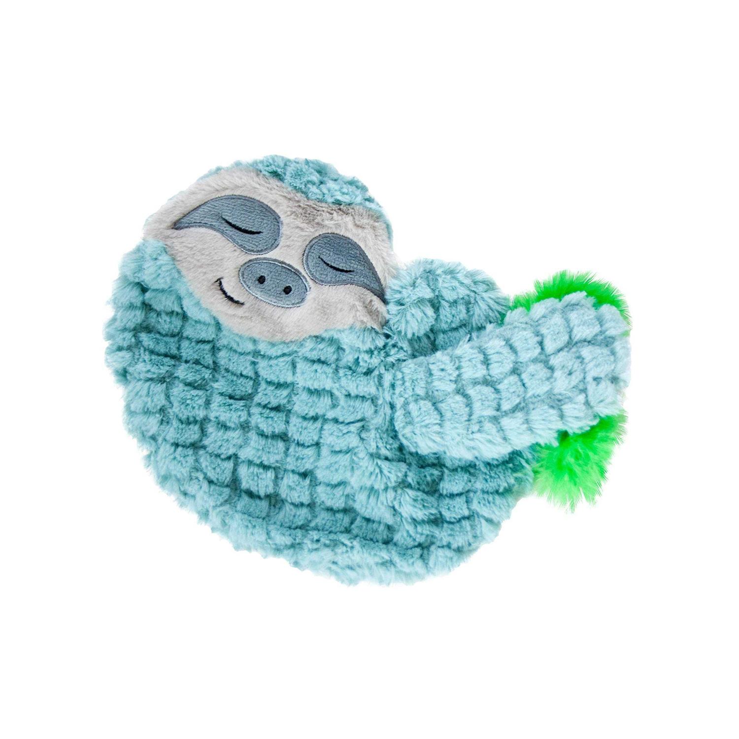 Petstages Purr Pillow Snoozin’ Sloth Plush Cat Toy - Healthber