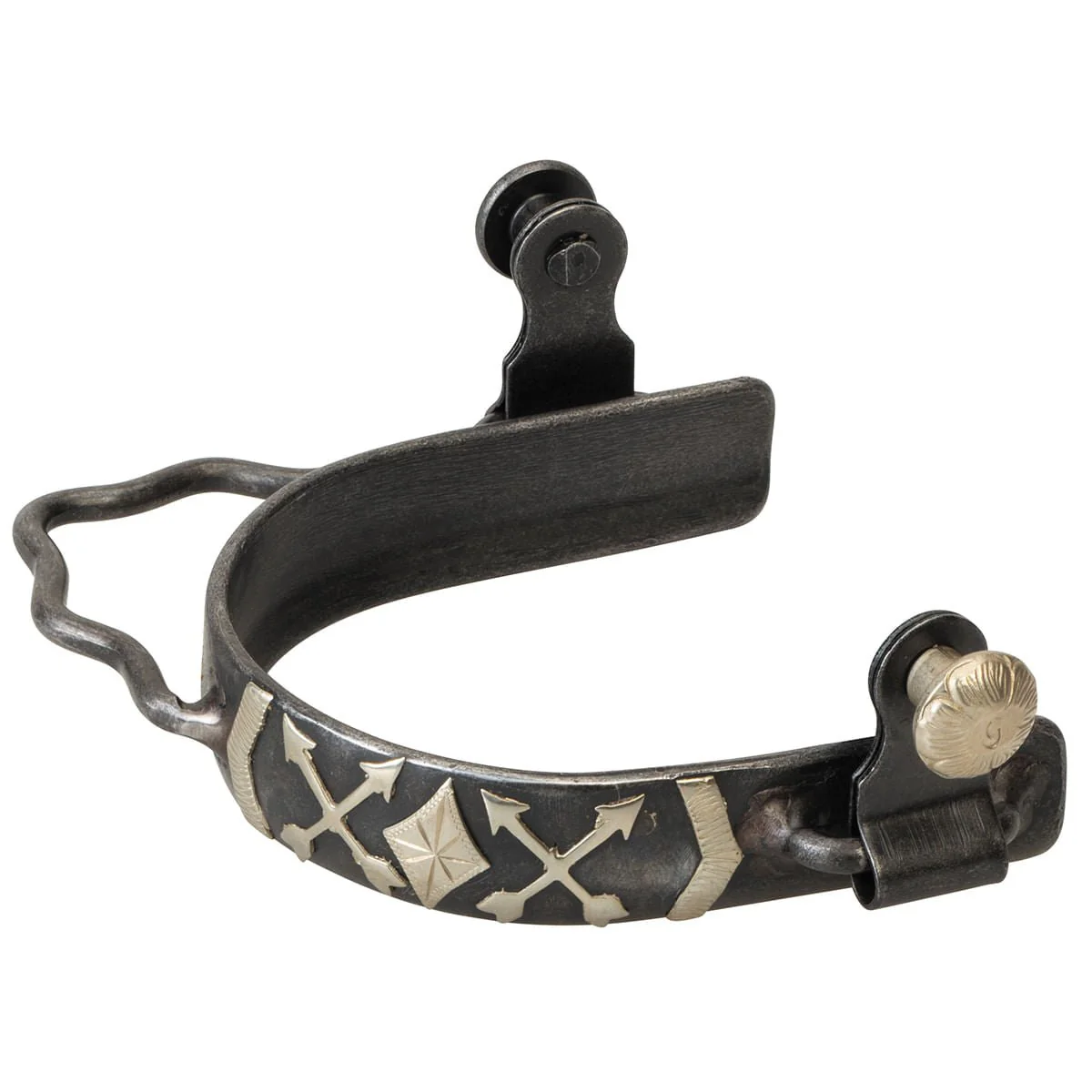 Weaver Ladies' Crossed Arrows Bumper Barrel Spurs - Healthber