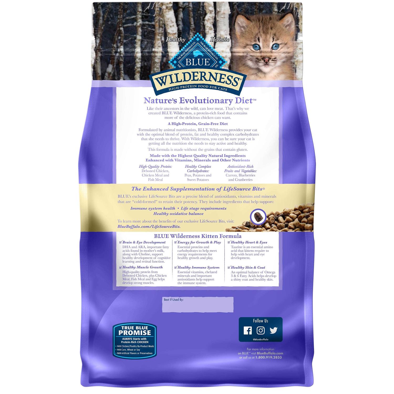 Blue Wilderness Kitten Dry Food - Healthber