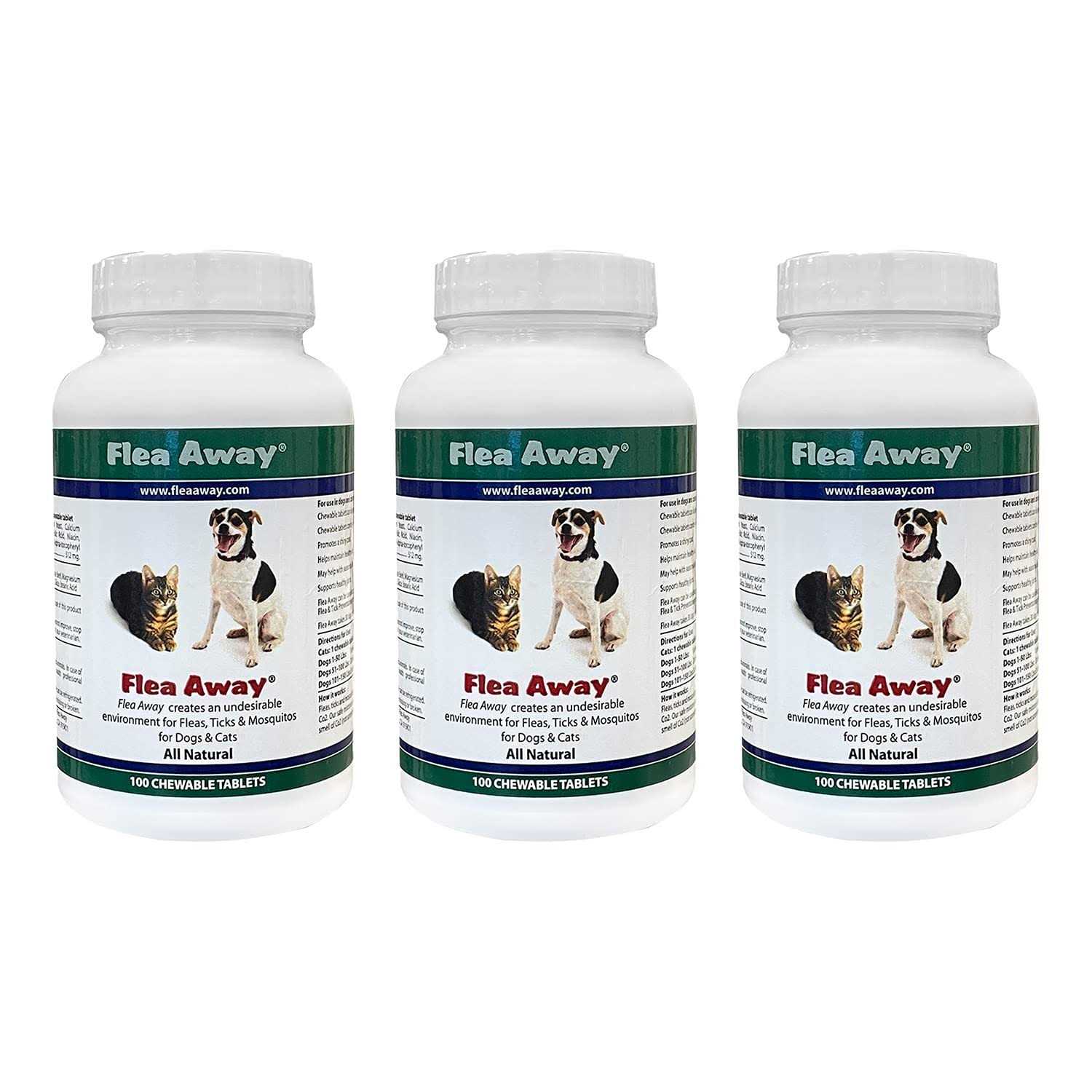 Flea Away Natural Flea Tick Mosquito Repellent for Dogs Cats - Healthber