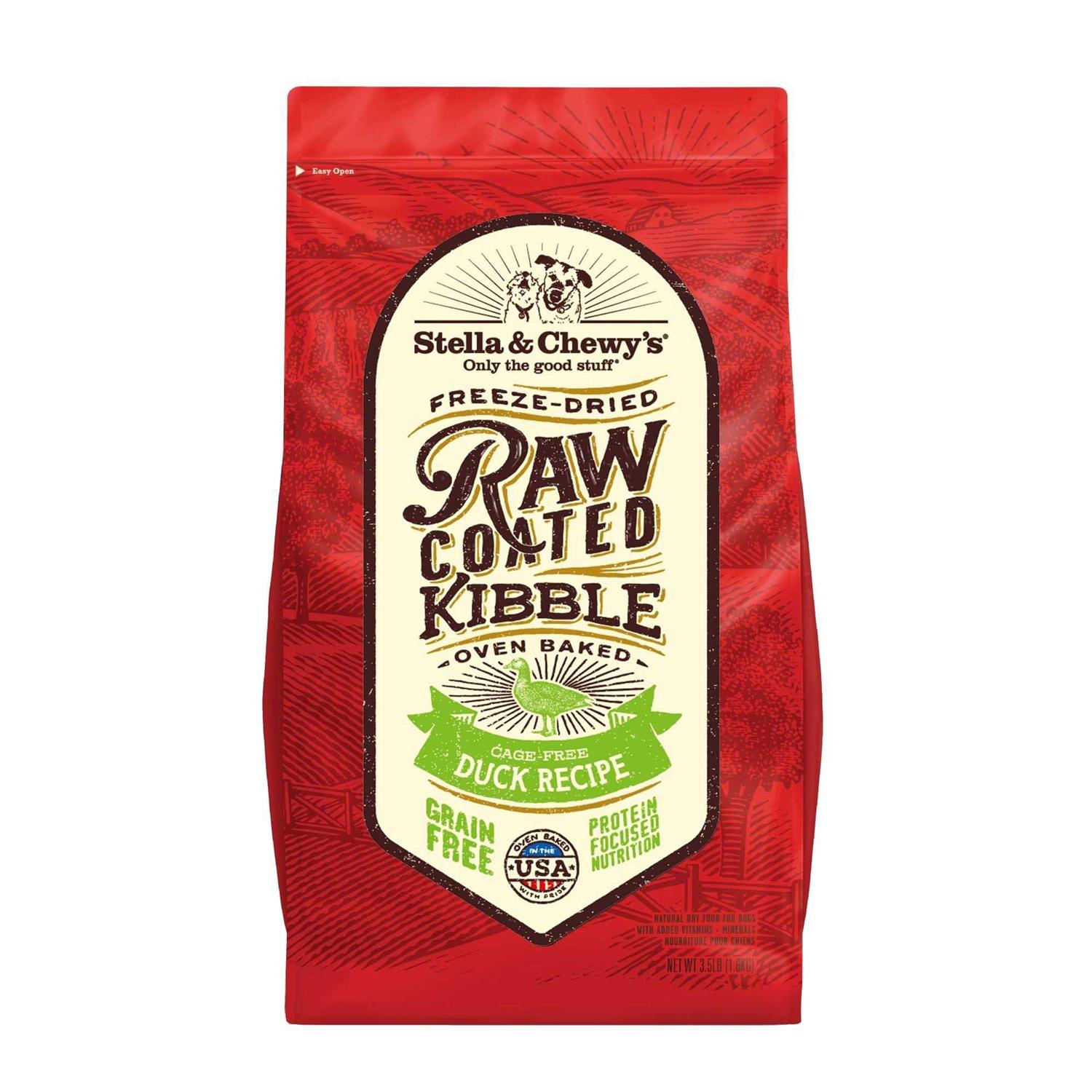 Stella & Chewy’s Cage-Free Duck Raw Coated Kibble Dog Food - Healthber