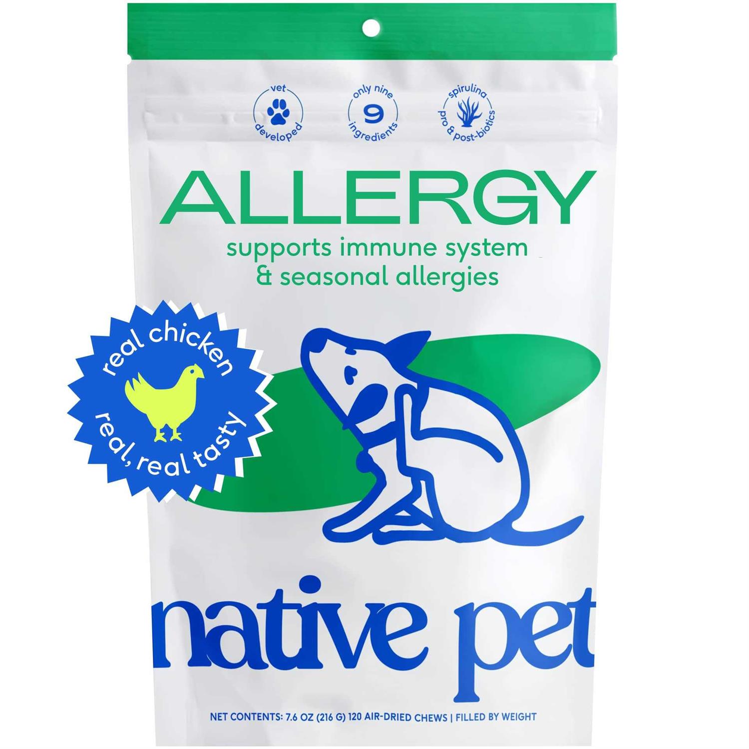 Native Pet Allergy Chews for Dogs - Healthber
