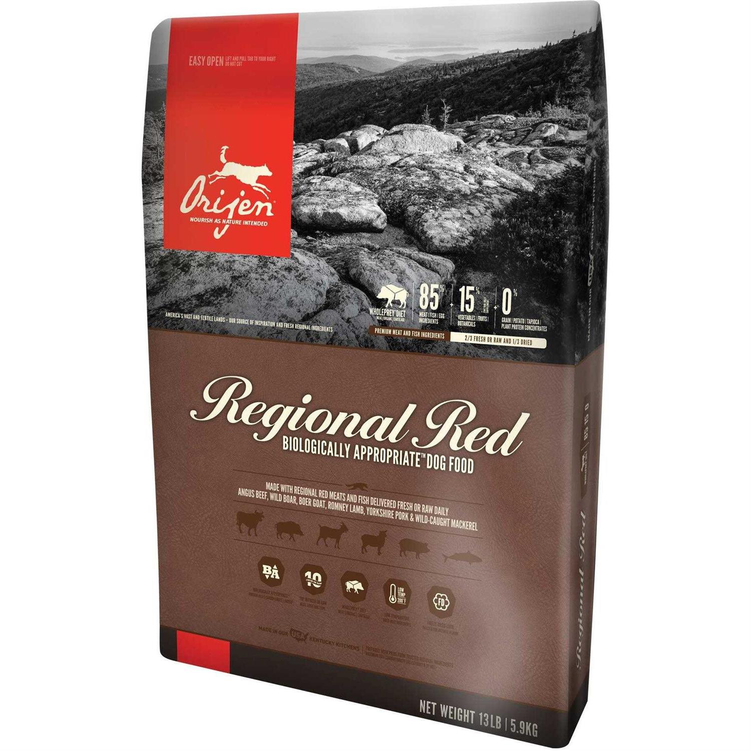 Orijen Regional Red Dry Dog Food - Healthber