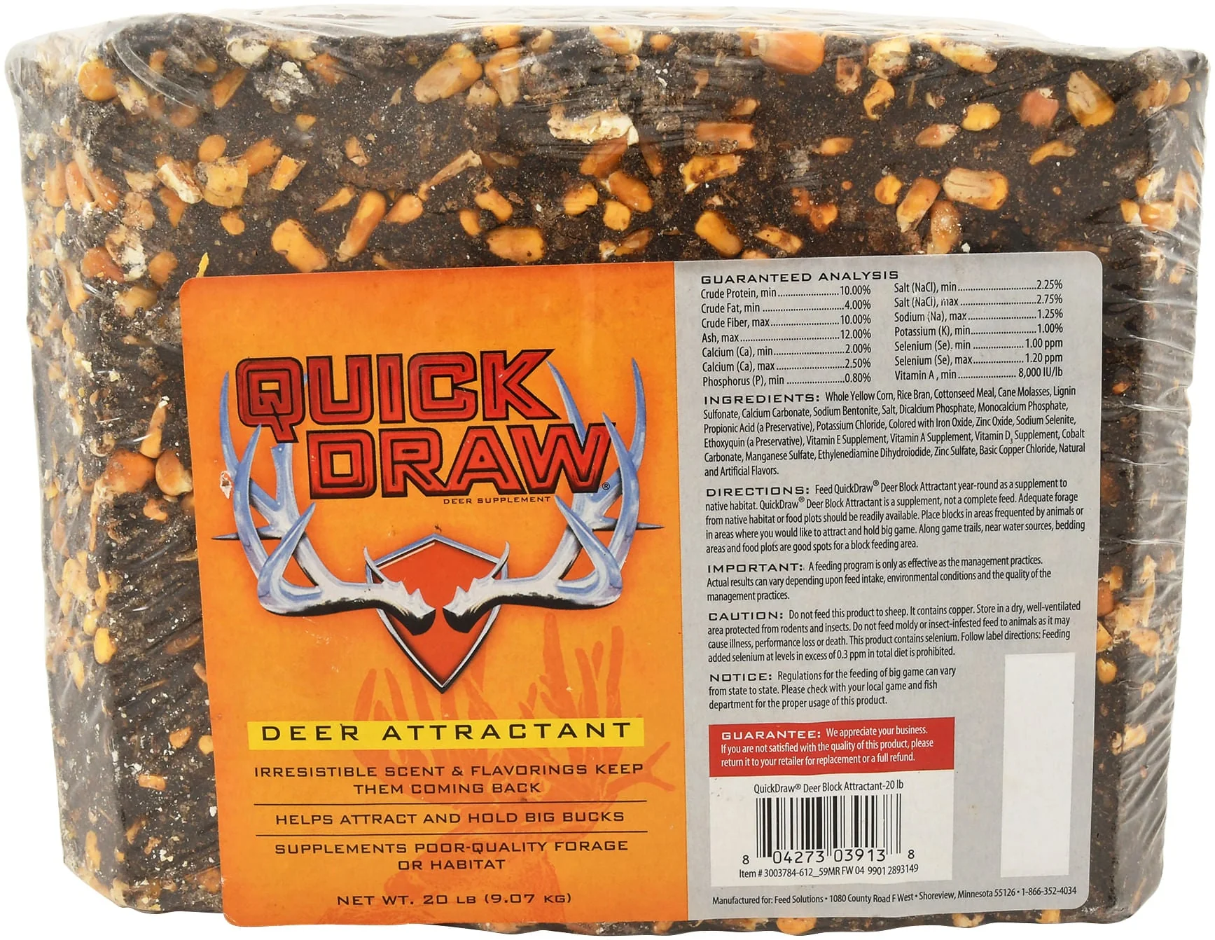 Purina Quickdraw Deer Block - Healthber