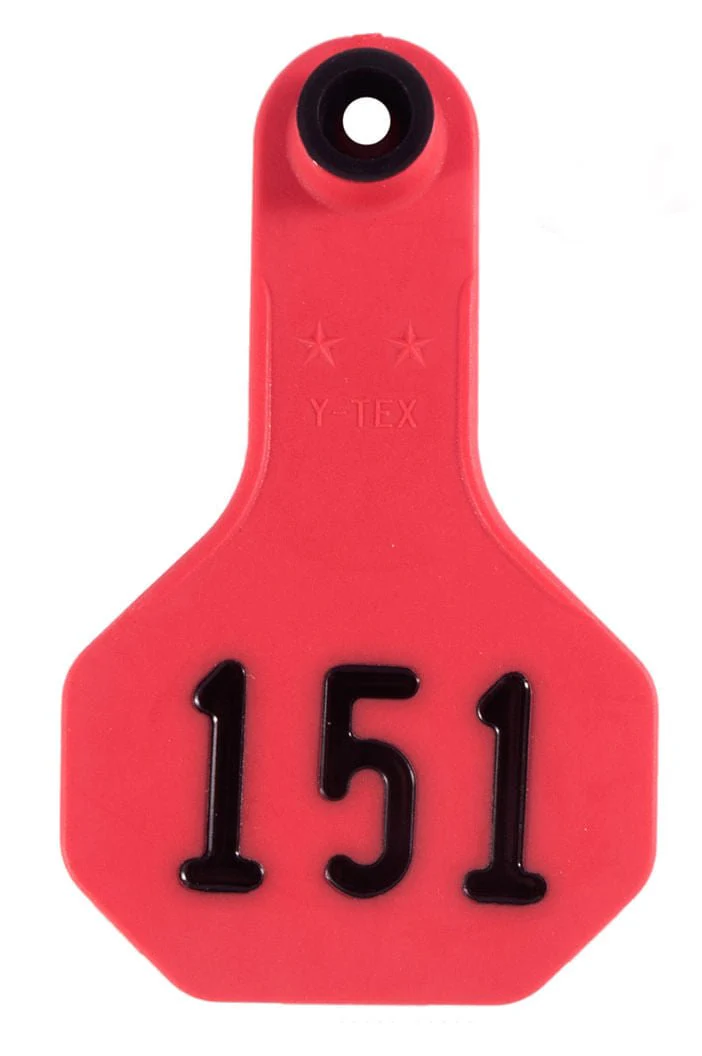 Y-Tex Numbered 2-Piece Ear Tags, 25 ct - Healthber