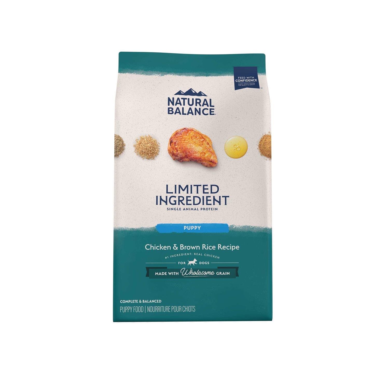 Natural Balance Limited Ingredient Diets Puppy Chicken & Brown Rice Dry Dog Food - Healthber