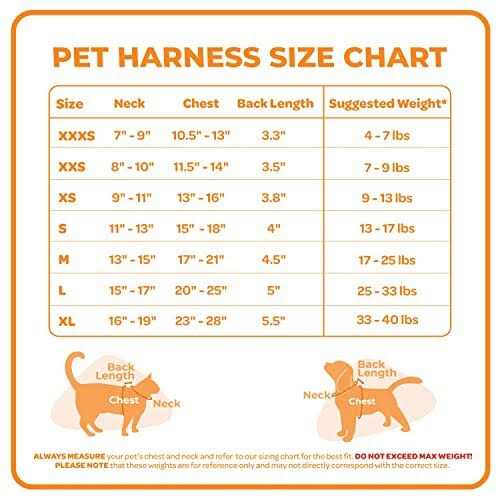 Voyager Step-in Lock Pet Harness All Weather Mesh, Adjustable Step in Harness for Cats and Dogs by Best Pet Supplies - Healthber