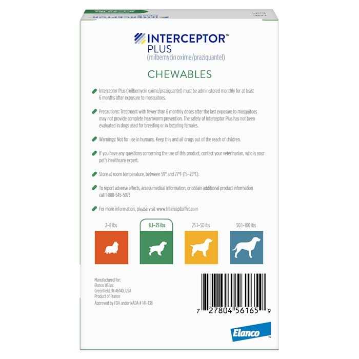Interceptor Plus Chewable for Dogs - Healthber