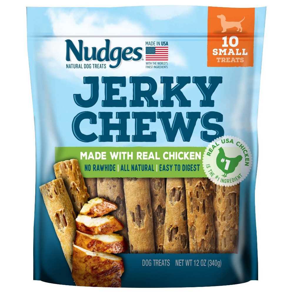 Blue Buffalo Nudges Jerky Chews – 1.2 oz x 10 pack - Healthber