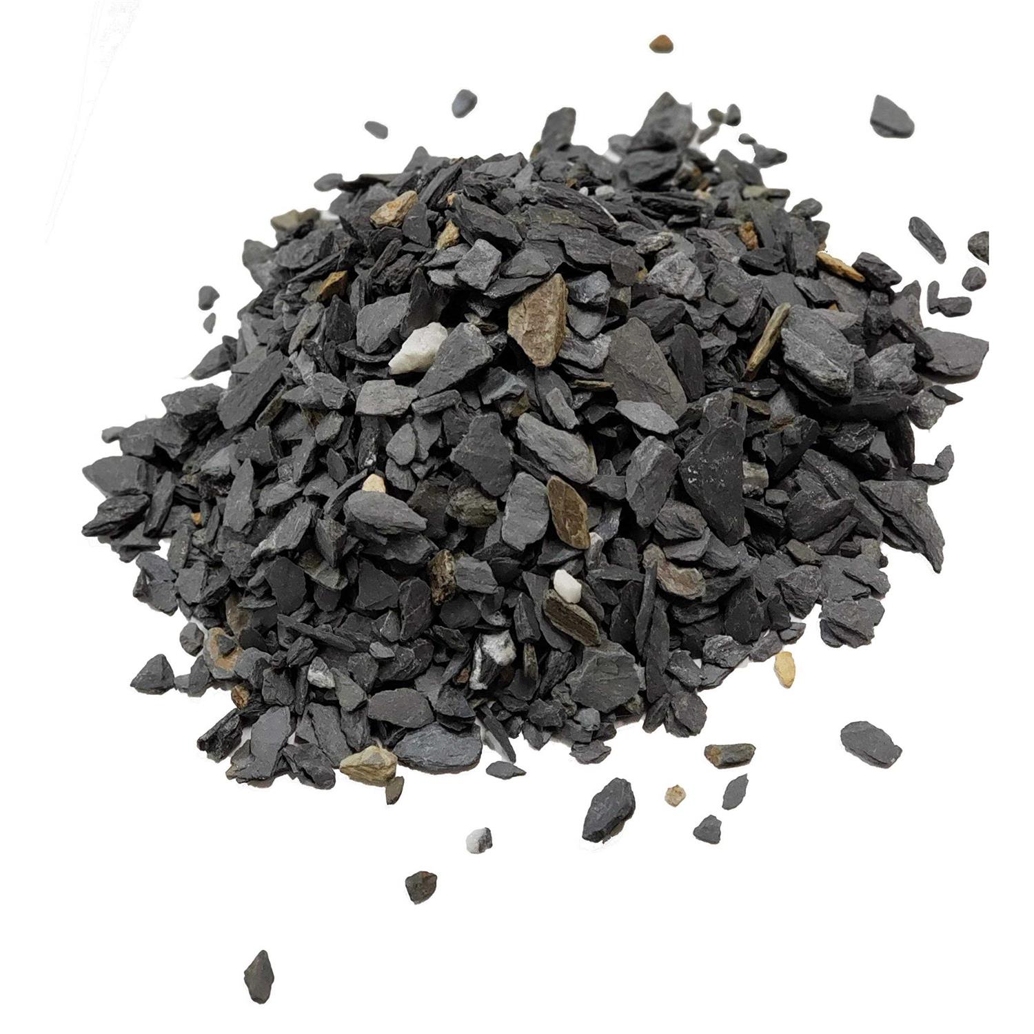 Small World Slate & Stone Natural Slate Stone 1/8 to 1/4 inch Slate Gravel - Healthber