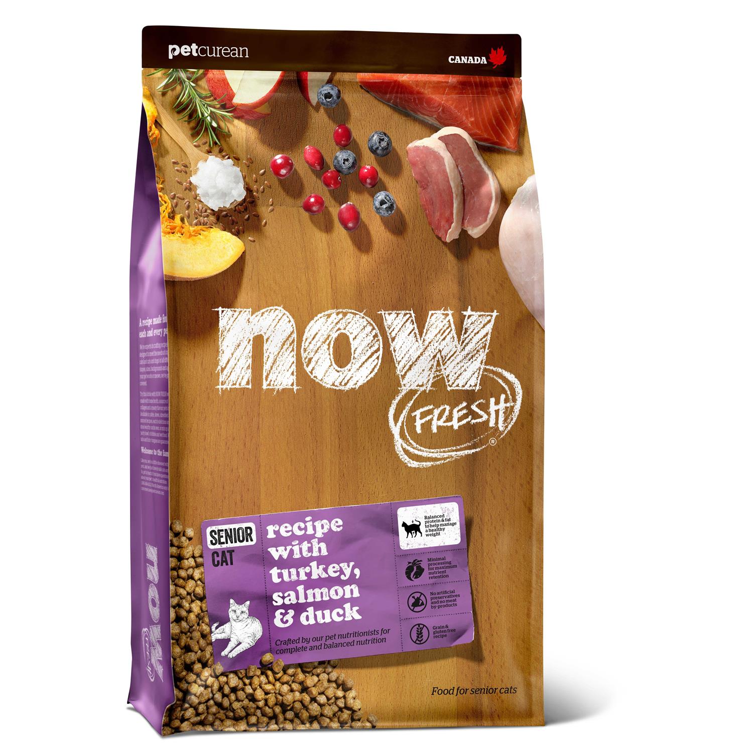 Now Fresh Grain-Free Senior Dry Cat Food - Healthber