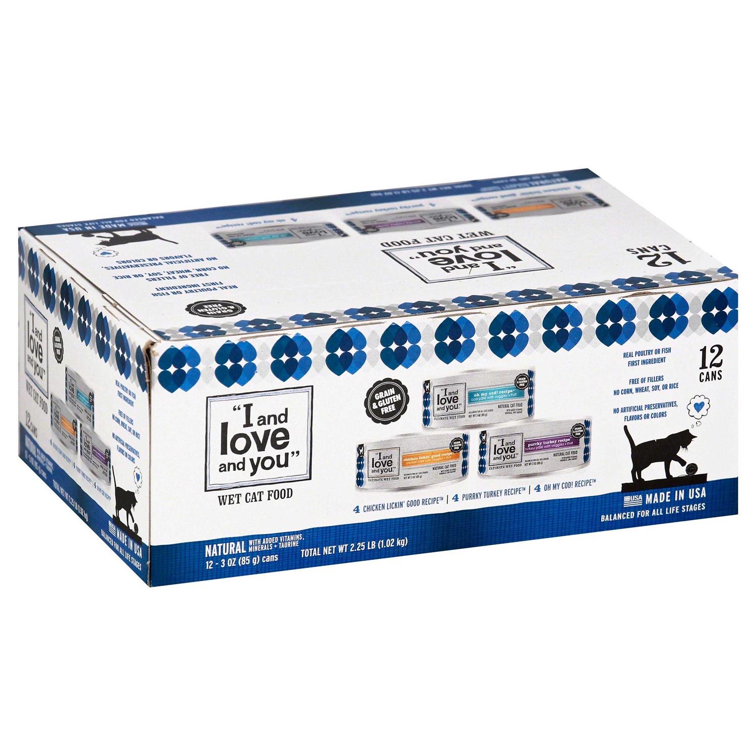 I and Love and You Variety Pack Canned Cat Food - Healthber