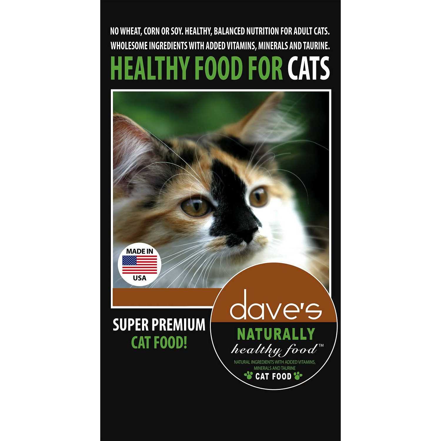 Dave’s Pet Food Naturally Healthy Adult Dry Cat Food - Healthber