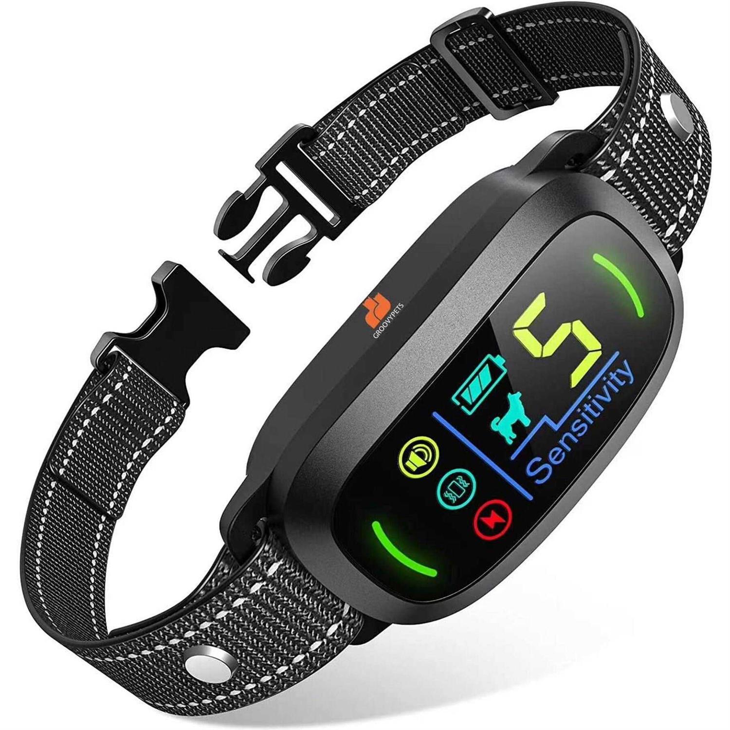 GroovyPets Smart Barking Control Waterproof Automatic Anti bark Dog Collar - Healthber