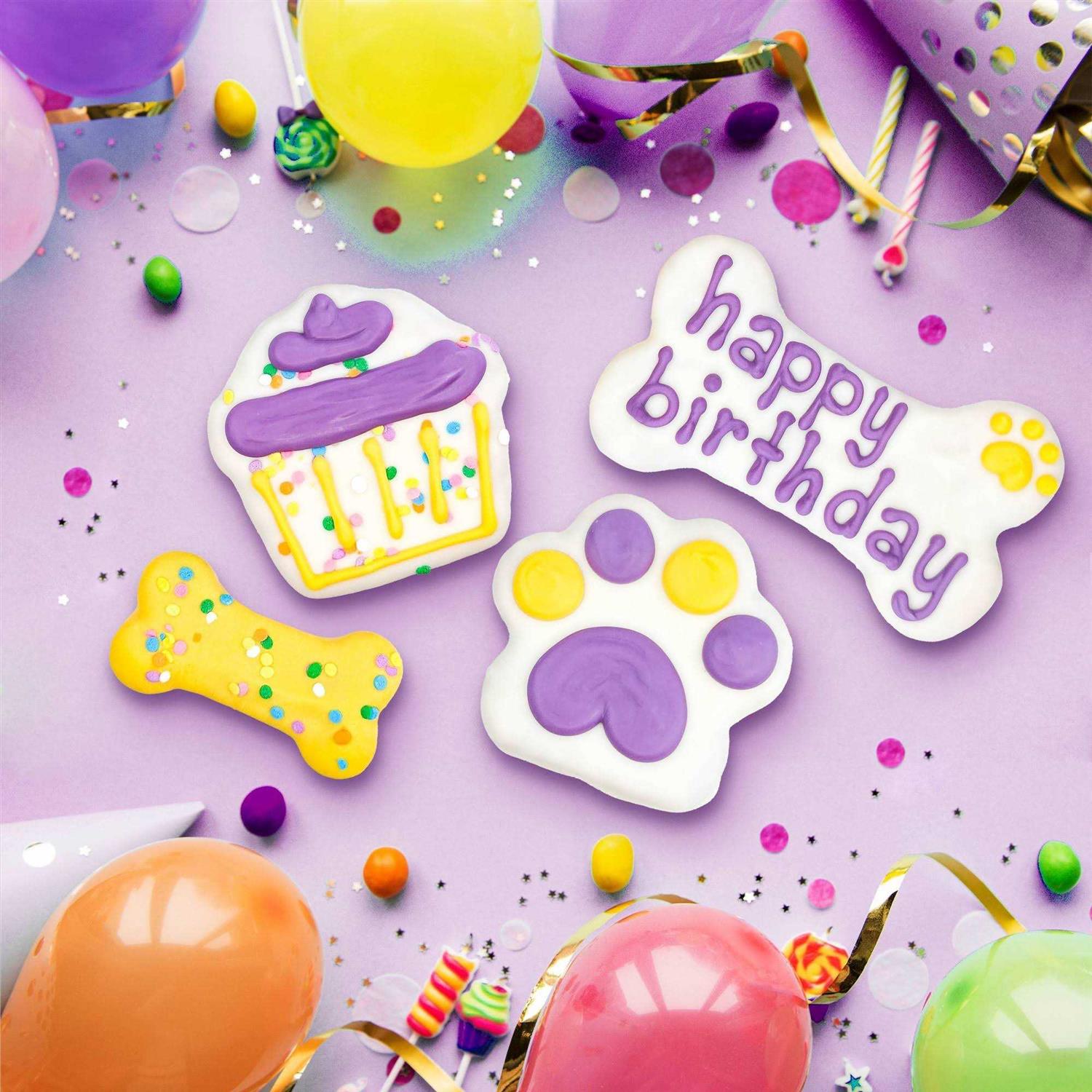 Molly’s Barkery Birthday Bone All Ages Dog Treat with Apple & Cinnamon Flavor - Healthber