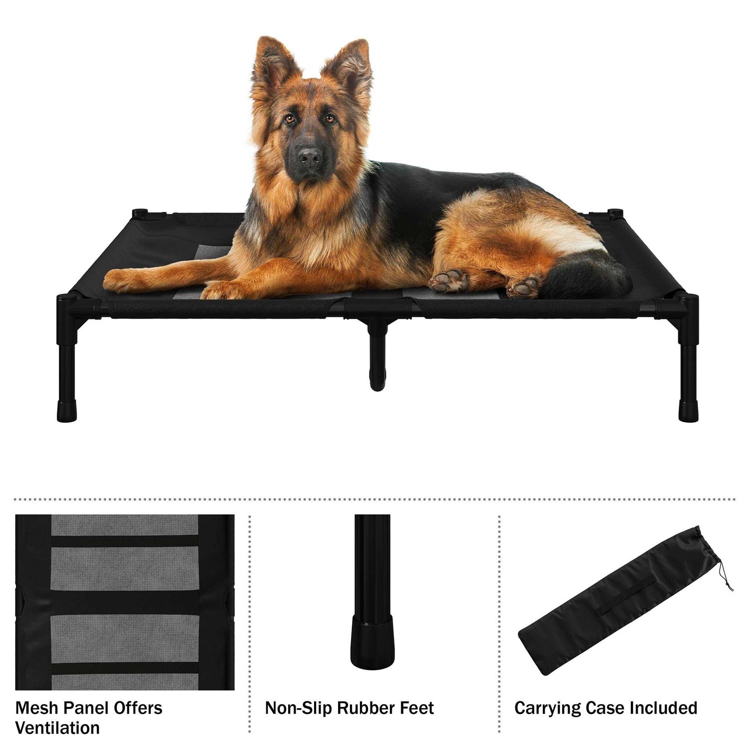 Pet Adobe Cot-Style Elevated Pet Bed - Healthber