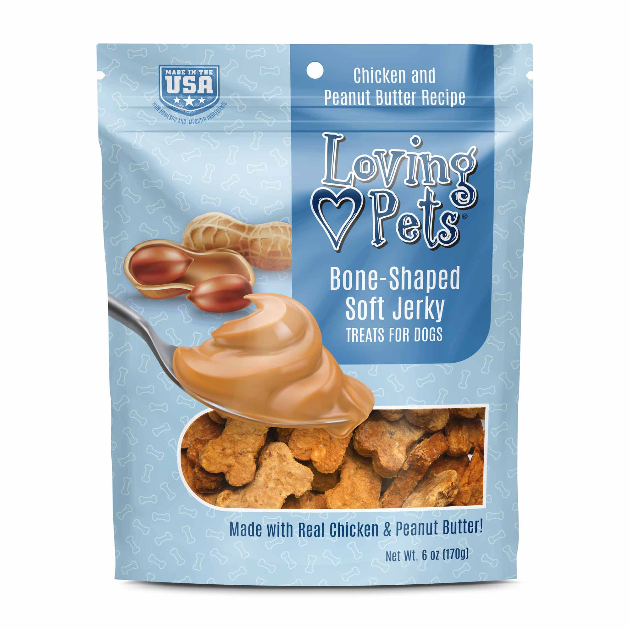 Loving Pets Soft Jerky Treats, 6 oz - Healthber