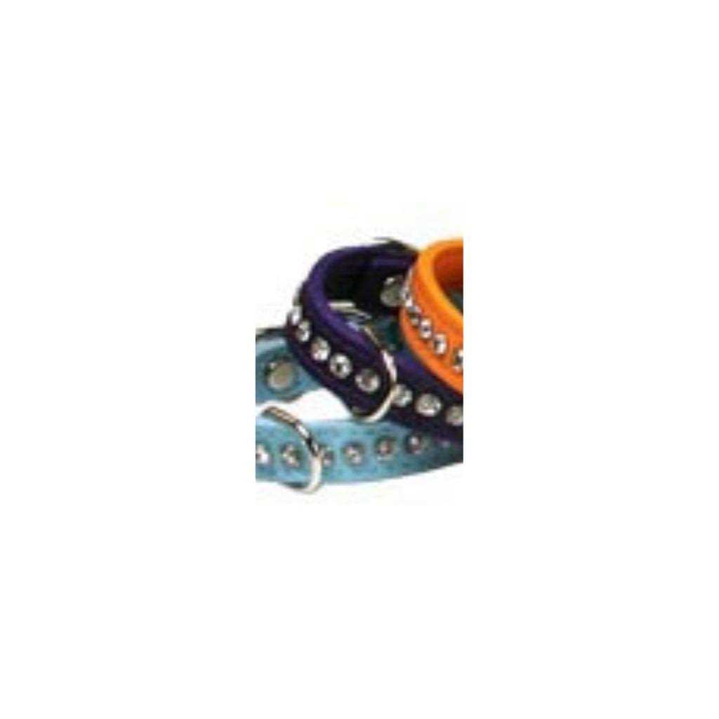 OmniPet Signature Leather Crystal Dog Collar - Healthber