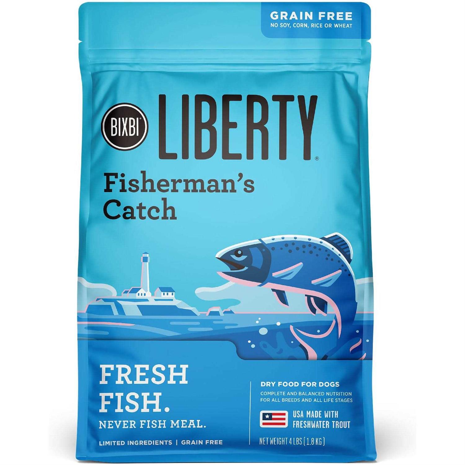 Bixbi Liberty Fisherman’s Catch Grain-Free Dry Dog Food - Healthber