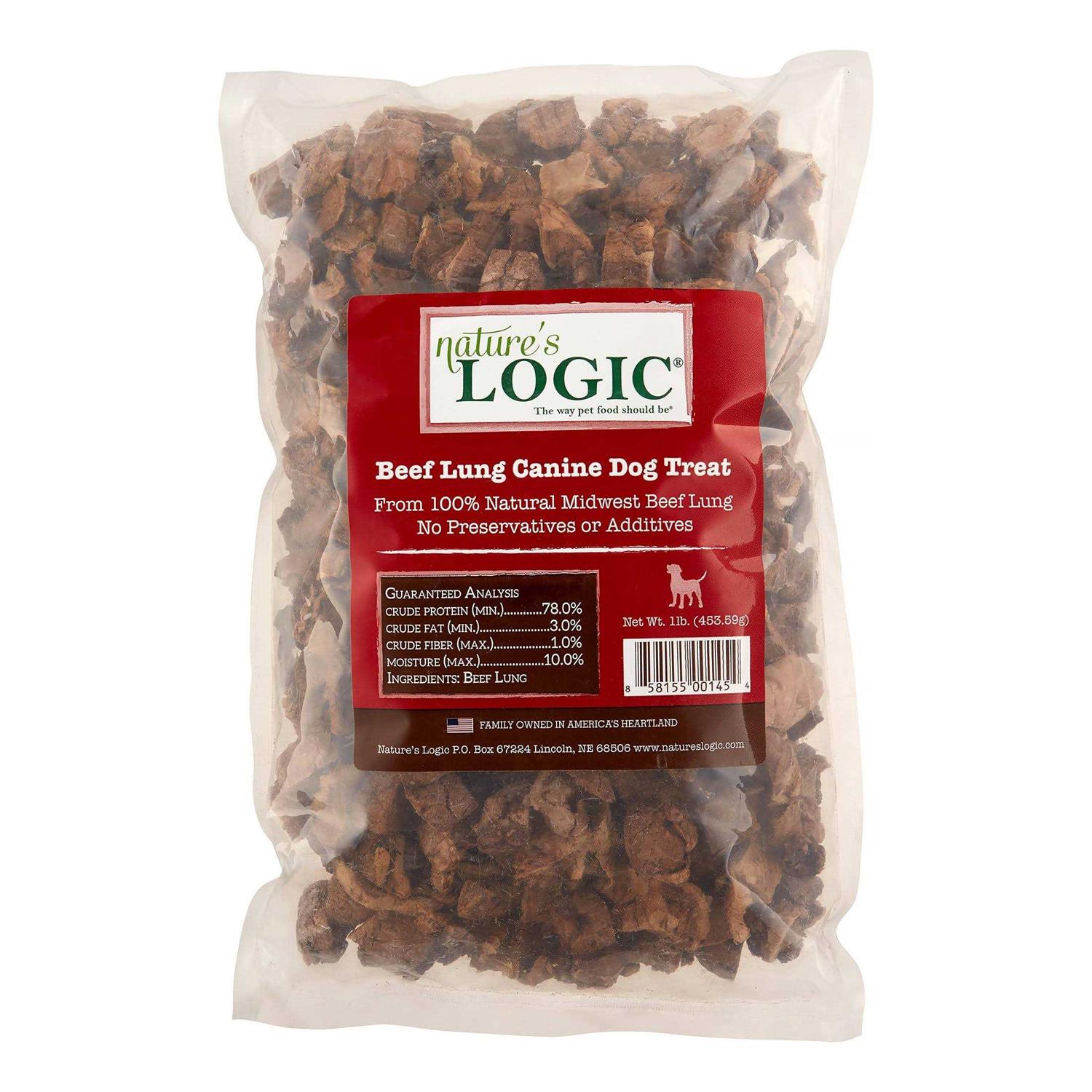 Nature’s Logic Beef Lung Dog Treats - Healthber