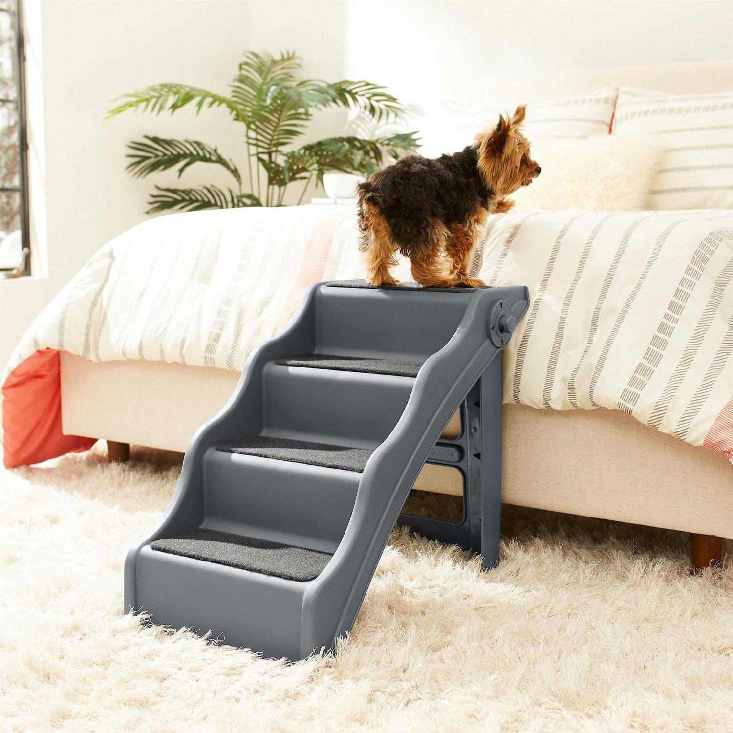 Frisco Foldable Nonslip Pet Steps - Healthber