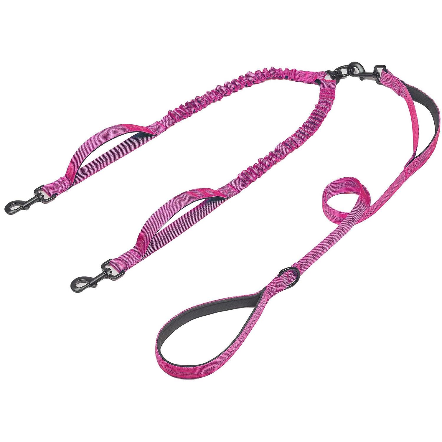 iYoShop Double Dog Leash 360 Swivel No Tangle Dual Dog Walking Leash - Healthber