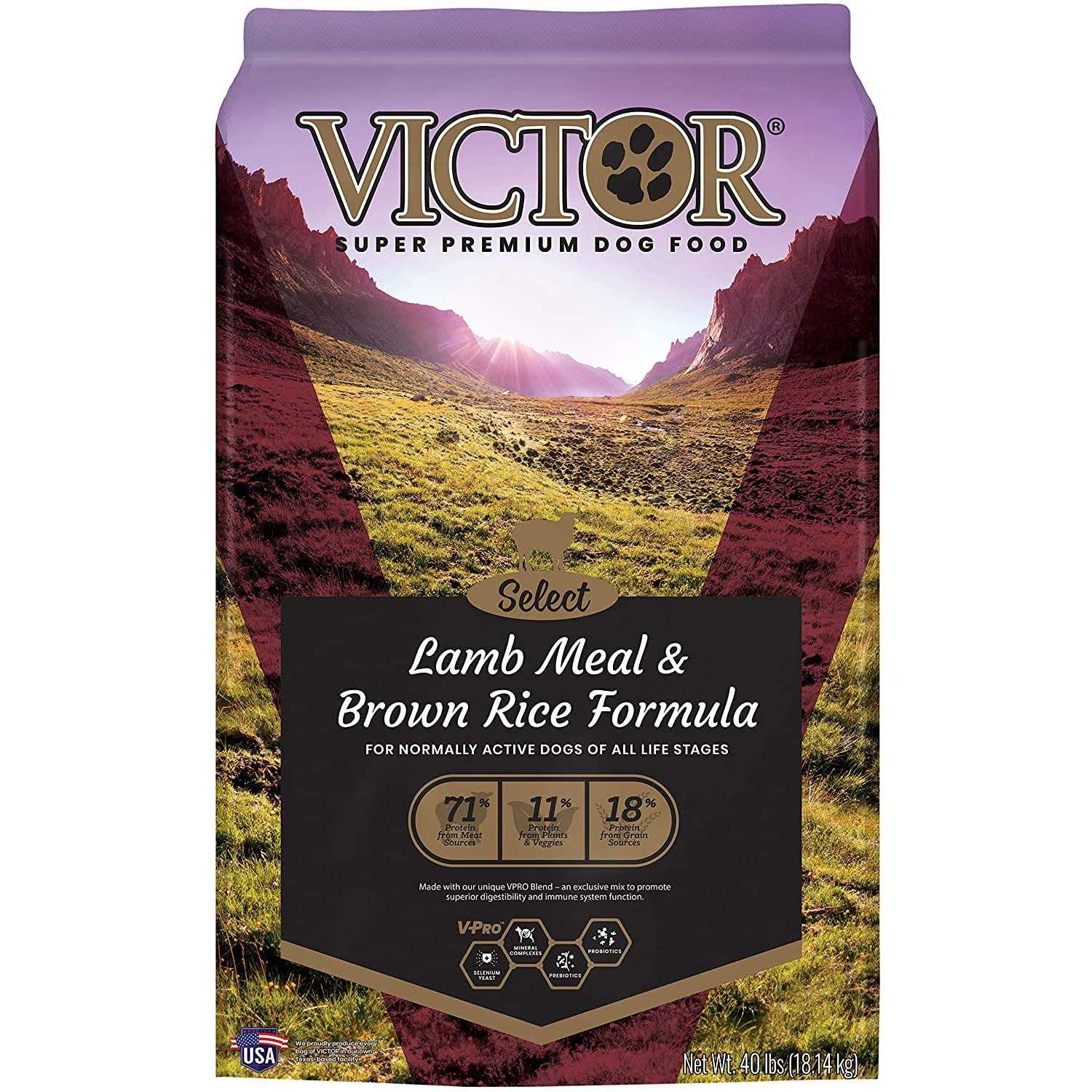 Victor Lamb Meal Brown Rice Dry Dog Food - Healthber