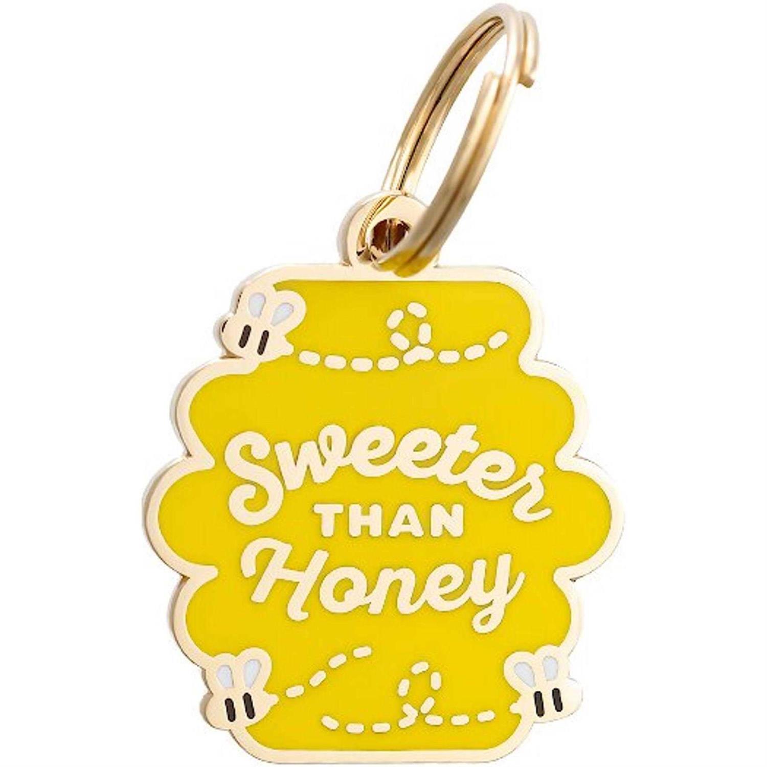 Two Tails Pet Company Sweeter than Honey Pet ID Tag - Healthber